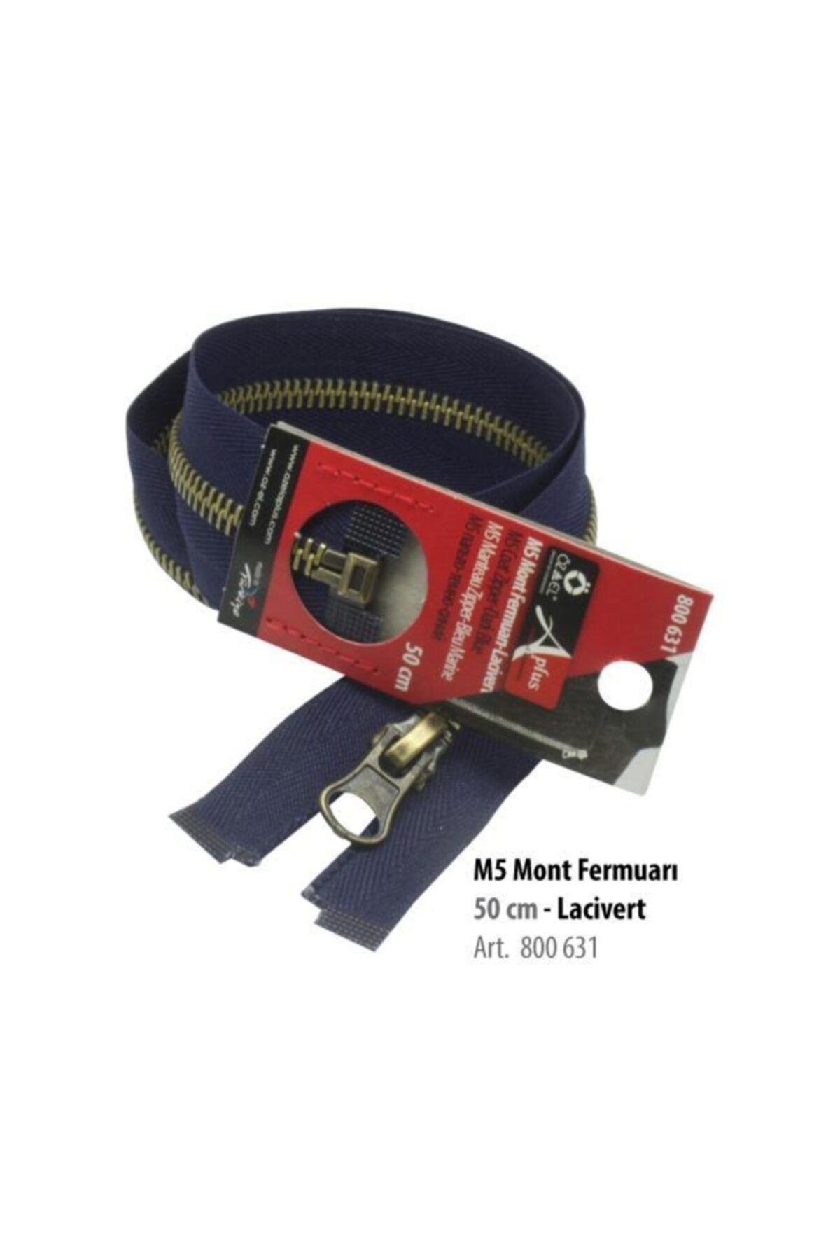 ÖZEL AŞ 800 631 M5 Mont Fermuarı 50cm./lacıvert