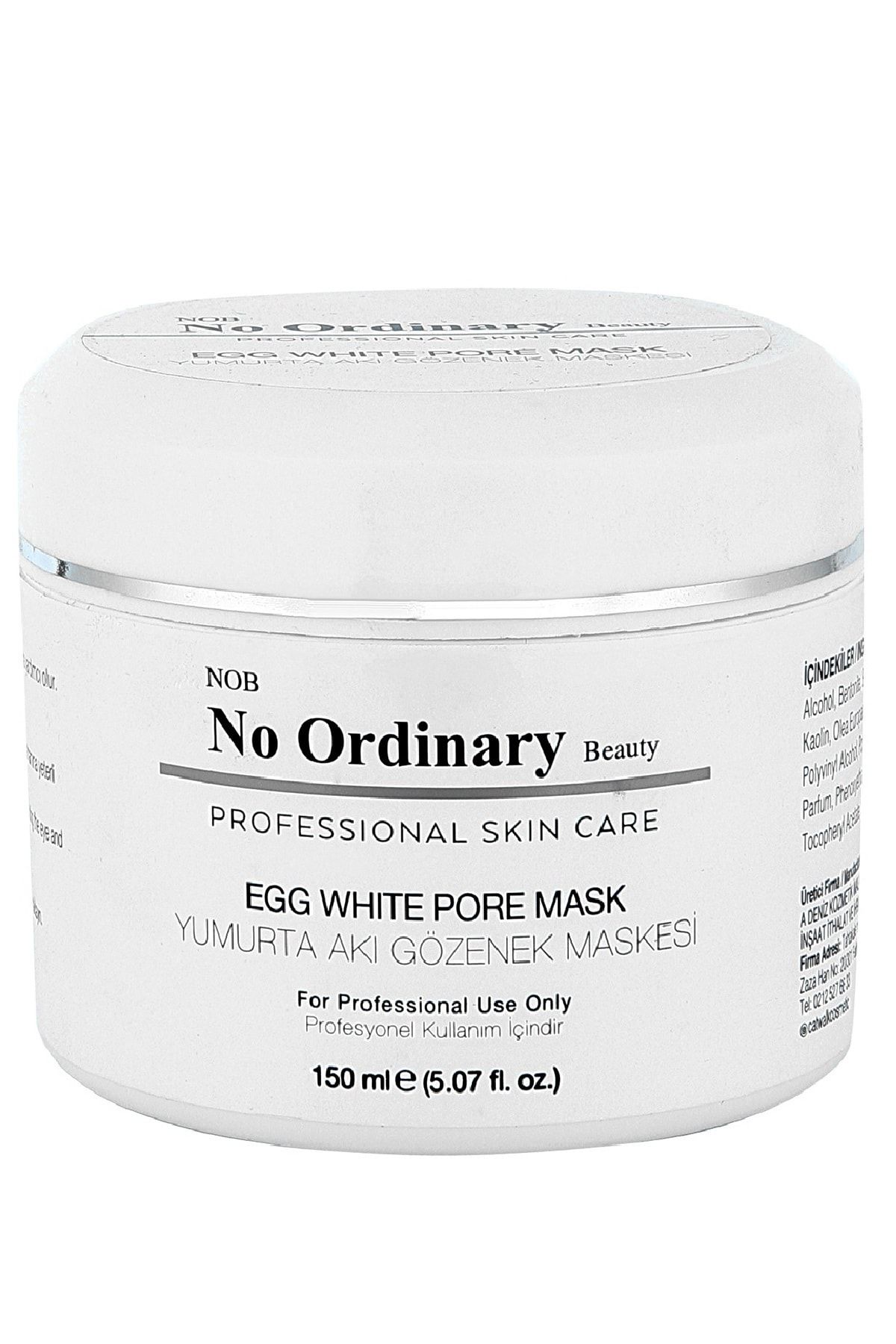 No Ordinary Egg White Pore Mask Yumurta Akı Gözenek Maskesi 150ml