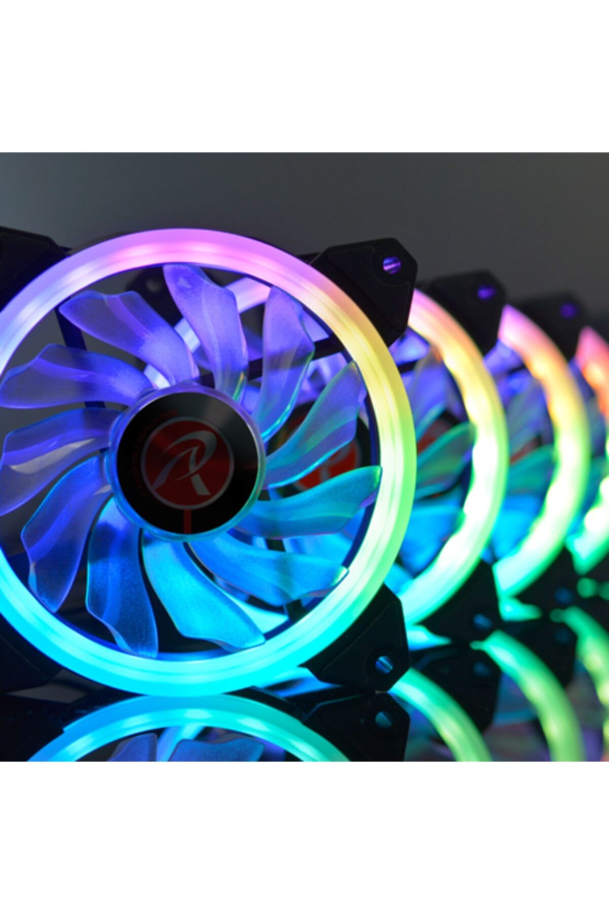 Raijintek Irıs 12 Rbw 3 Adet Adreslenebilir Argb Fan Uzaktan Kumandalı Kasa Fanı Seti Rj-0r40b00112
