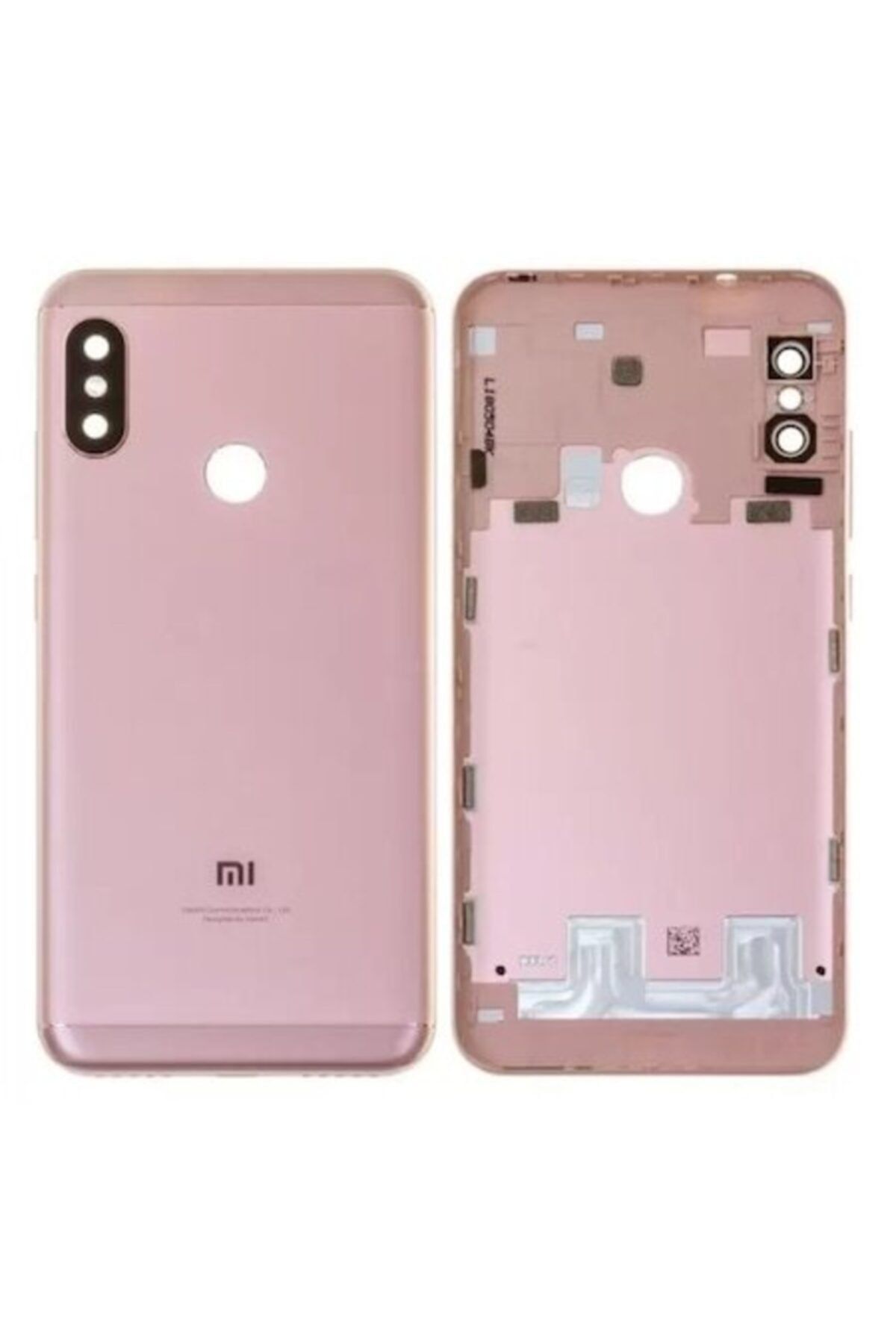 Qudex Xiaomi Mi A2 Lite Uyumlu Boş Kasa Arka Kapak Yüksek Kalite Pembe