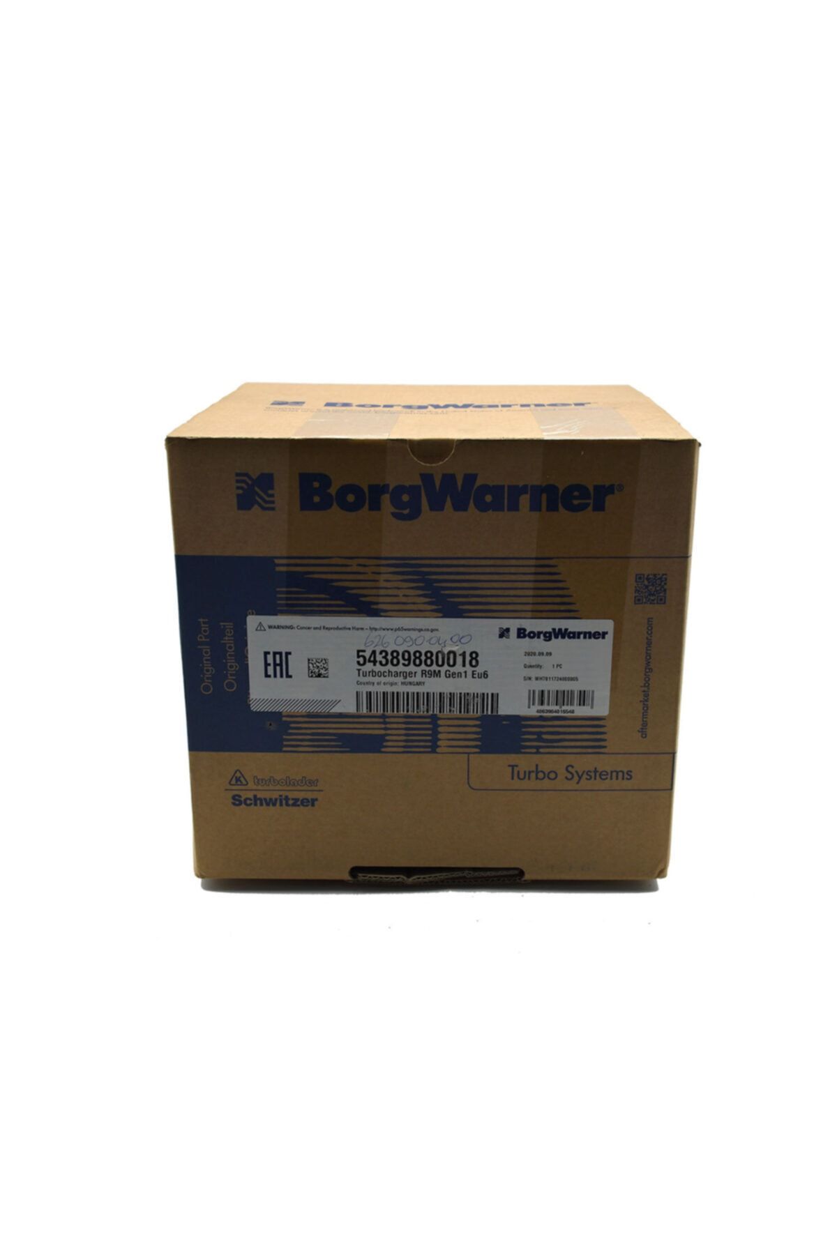 BORGWARNER Mercedes W205d Dizel Turbo Komple Sıfır A6260900400 - 54389880018 Borgwarner