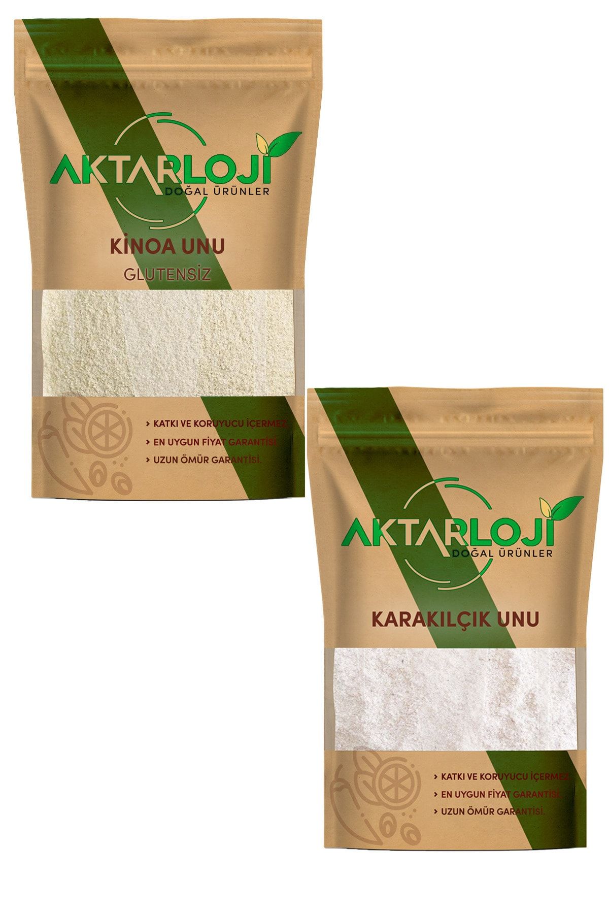aktarloji 500 Gr Kinoa Unu + 500 Gr Karakılçık Buğdayı Unu