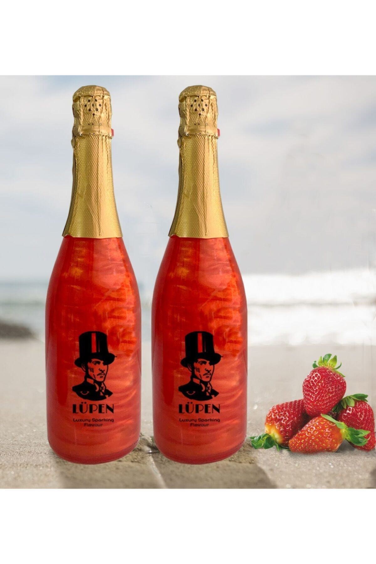 Lüpen Alkolsüz Simli Lux Içecek Çilek Aromalı 750 ml 2 Adet