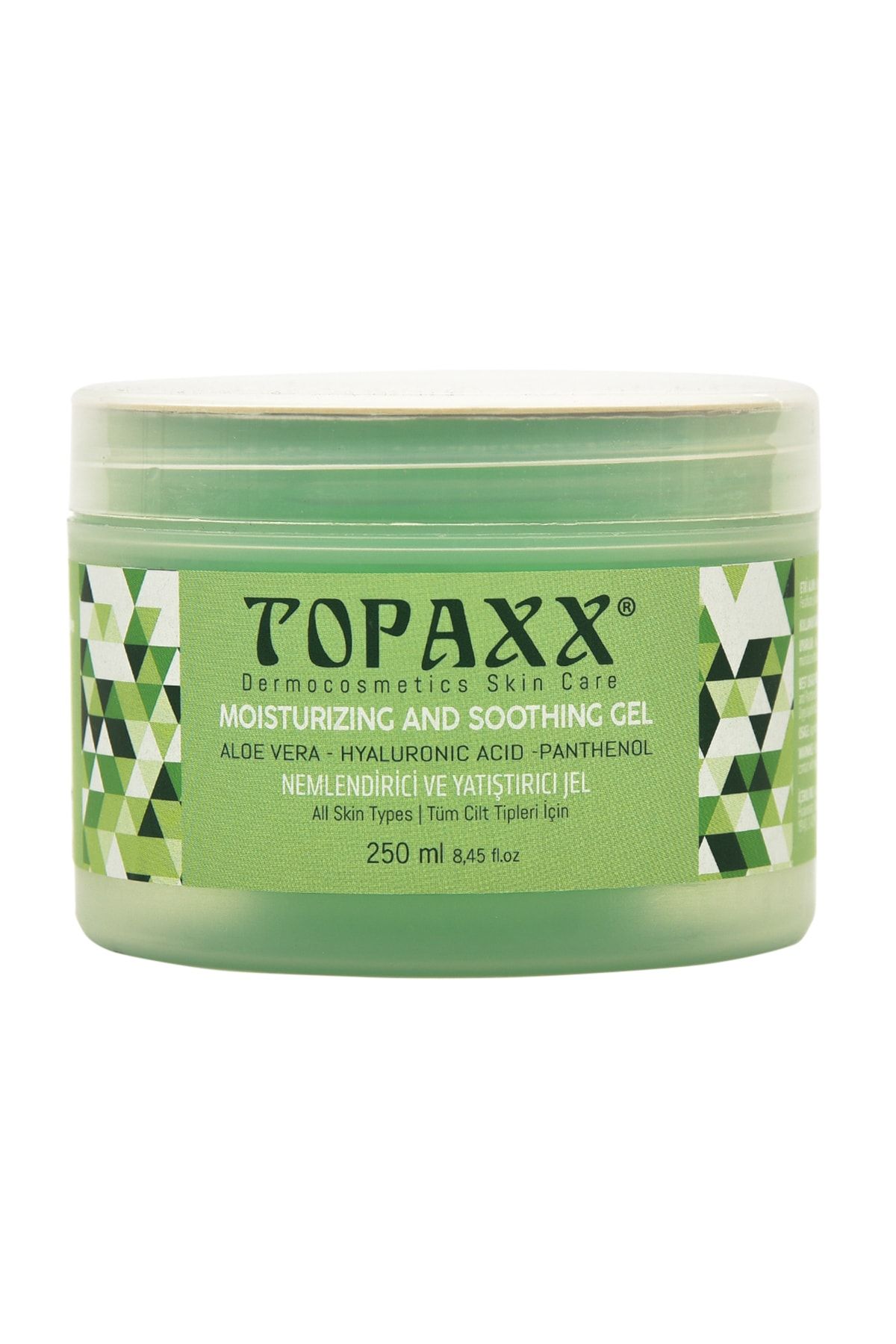 Topaxx Hyaluronik+aloe Vera Jel - Günlük Nemlendirici Yatıştırıcı Jel 250 Ml