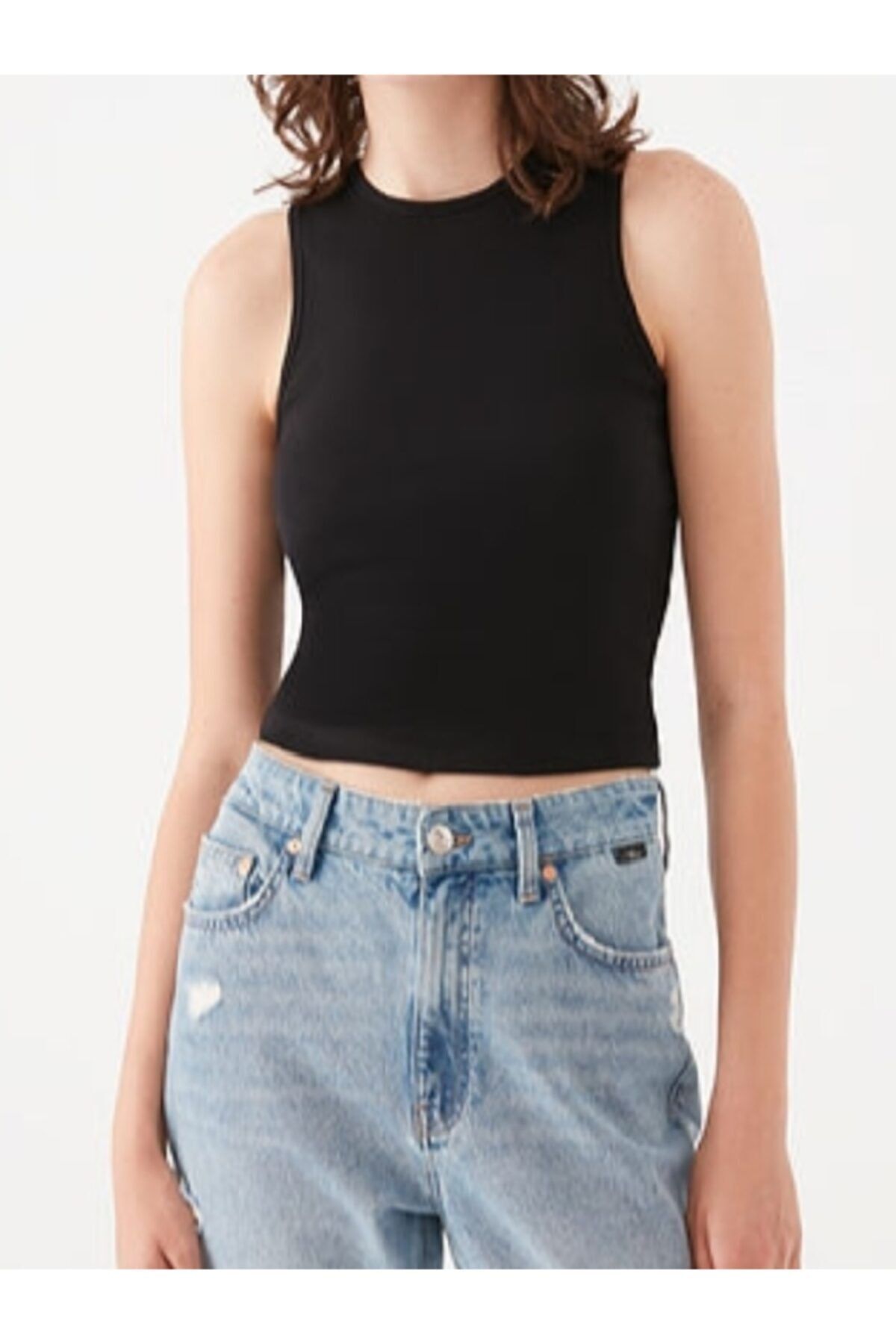 METROPOL Halter Yaka Bayan Crop Atlet