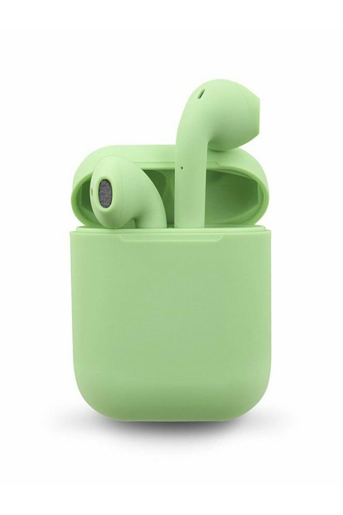 LESGO Airpods 2. Nesil Uyumlu Inpods12 Yeşil Bluetooth Kulaklık Süper Kalite 2022vers