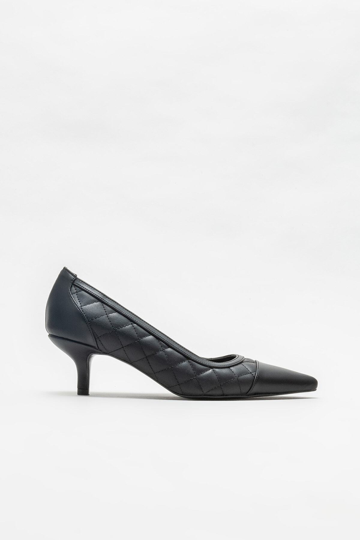 Elle Shoes Siyah Kadın Stiletto