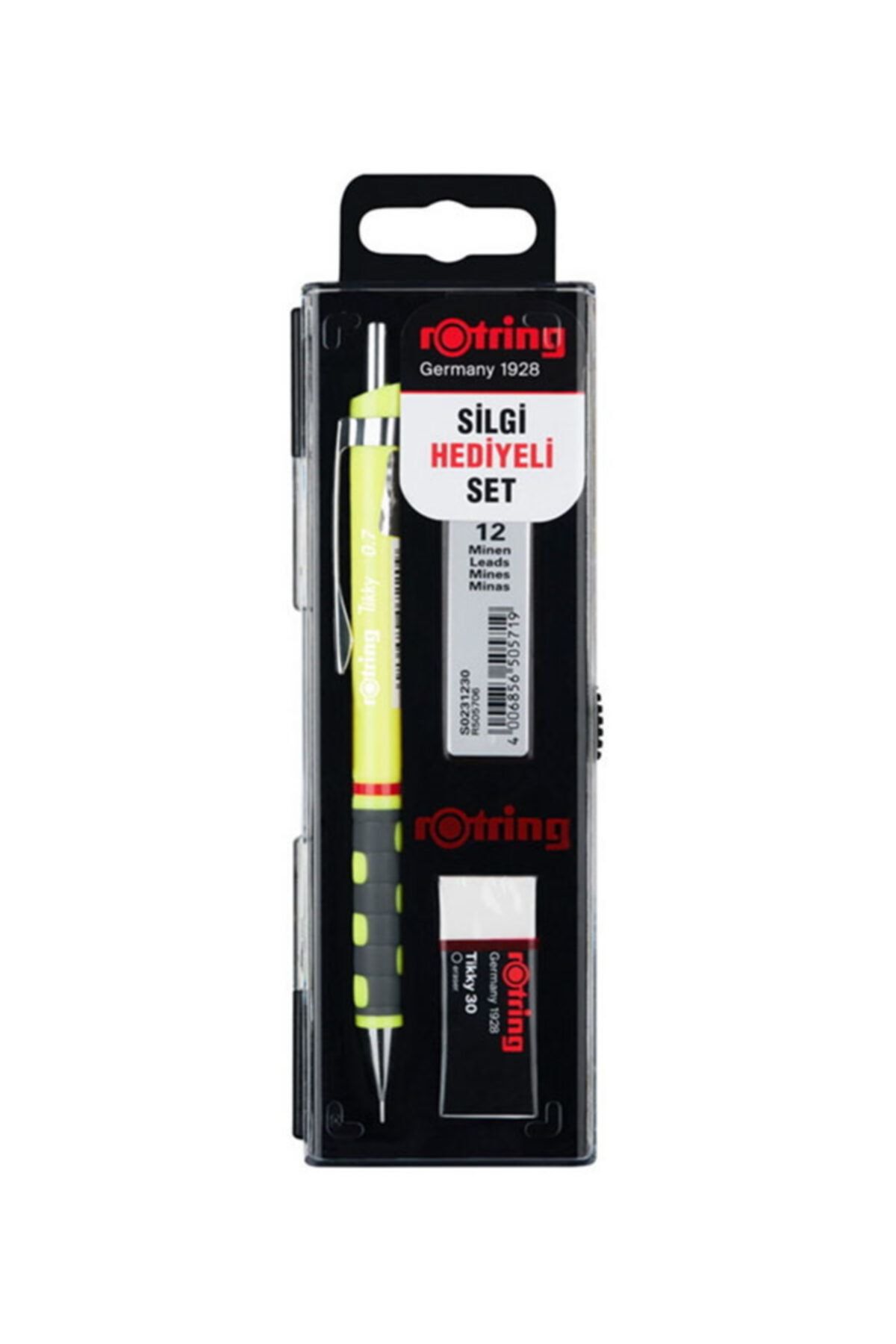Rotring Tikky Versatil Uçlu Kalem Seti 0.7 Sarı