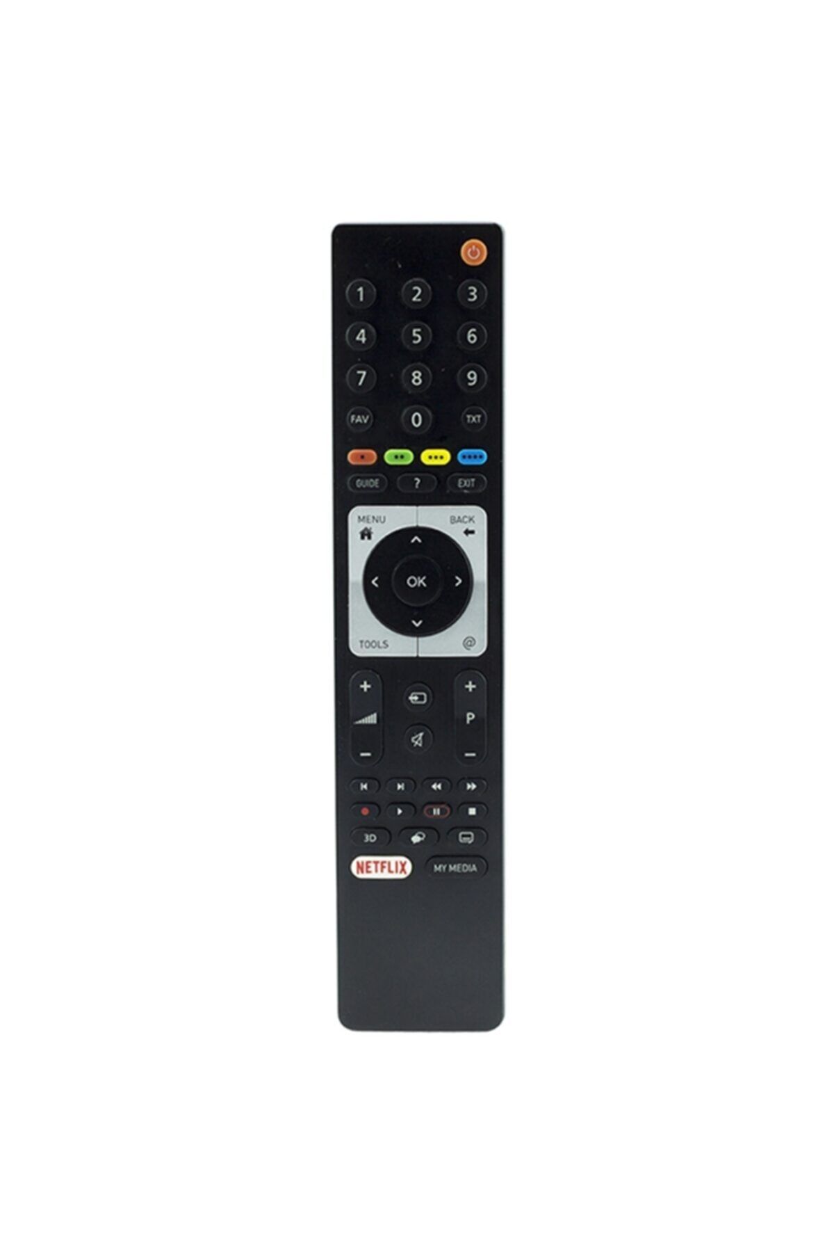 Arçelik Weko Kl -beko Rc 3304805/01b Rm-l271b Netflıx Tuşlu Lcd-led Tv Kumanda (ts5187r-a1)
