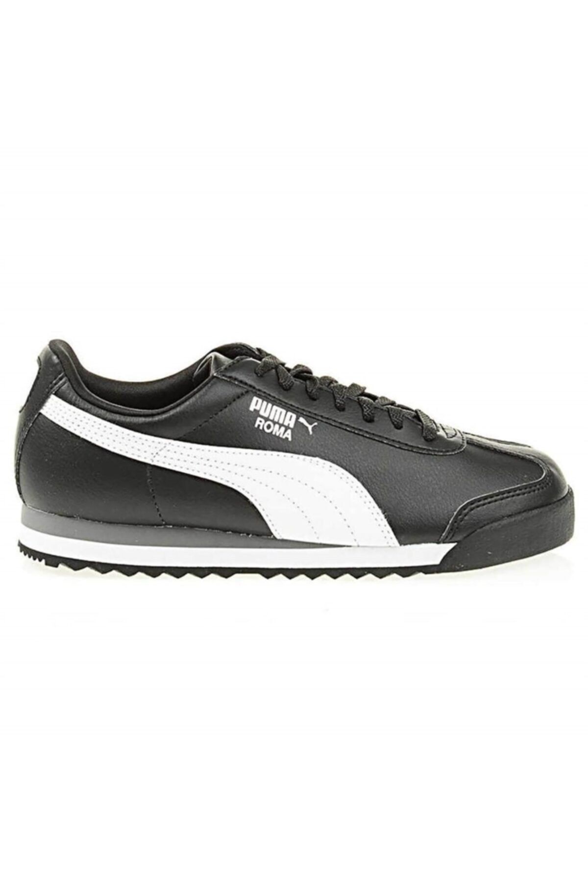 Puma Roma Basic Jr Black-white- Silver