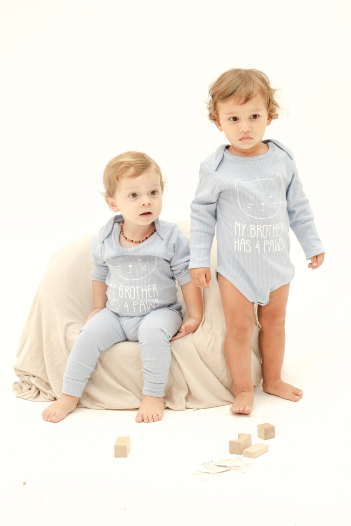 SpudKidz Organik Pamuk Paws Bodysuit
