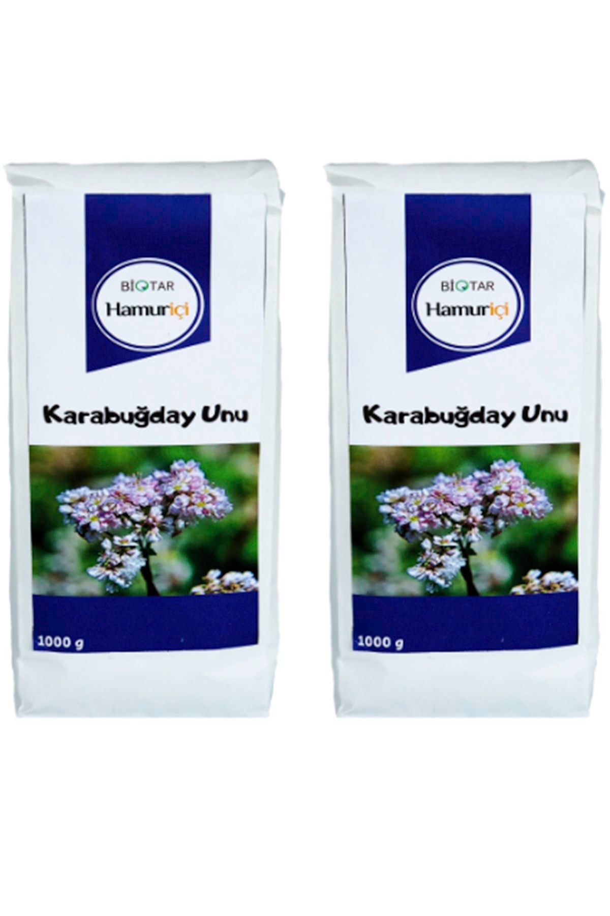 HAMURİÇİ Biotar Organik Tarım Ürünleri Organik Karabuğday Unu 1000 gr X 2 Adet