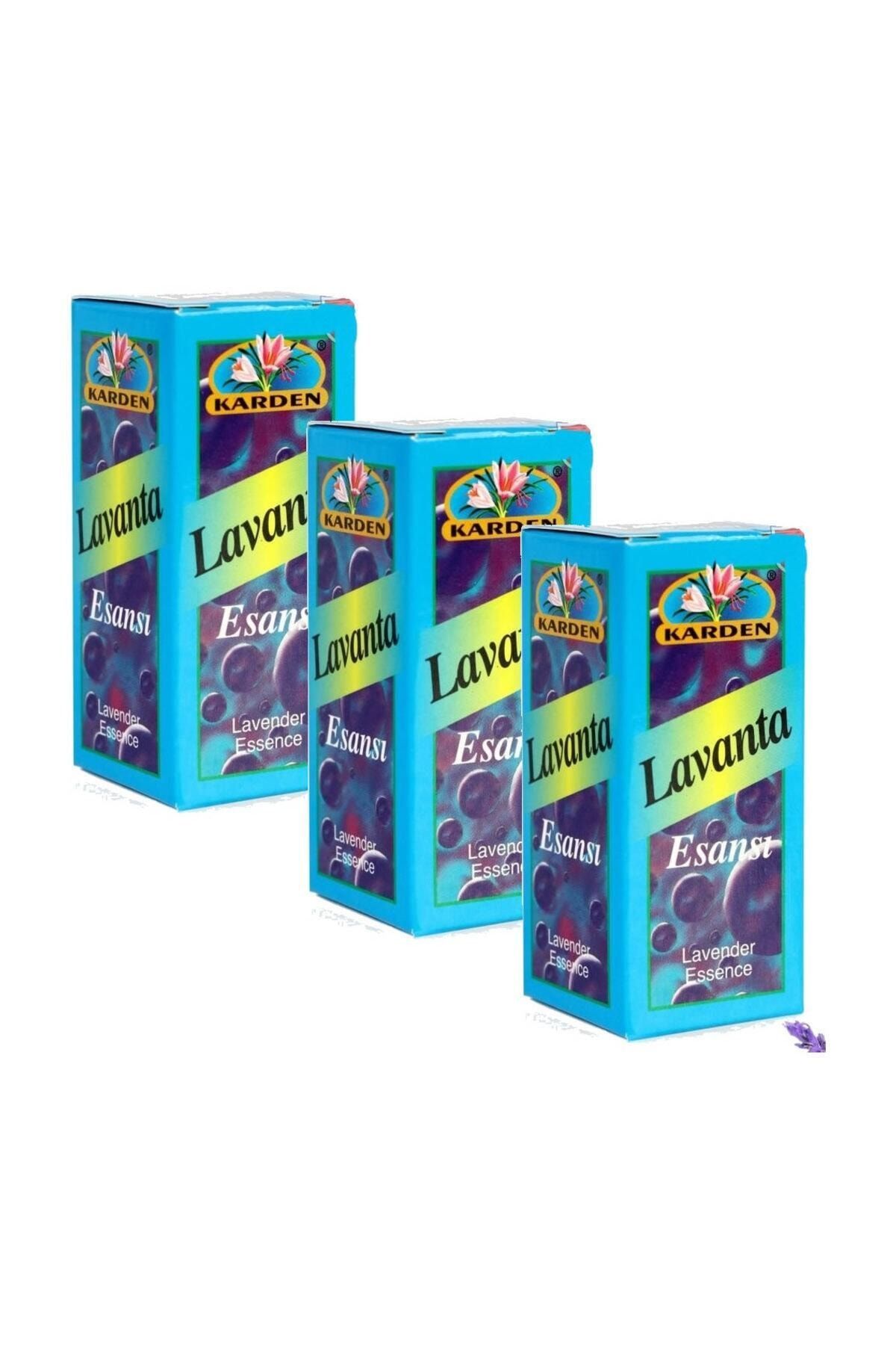 Karden 3 Adet * Lavanta Esansı Yağı 20 Ml