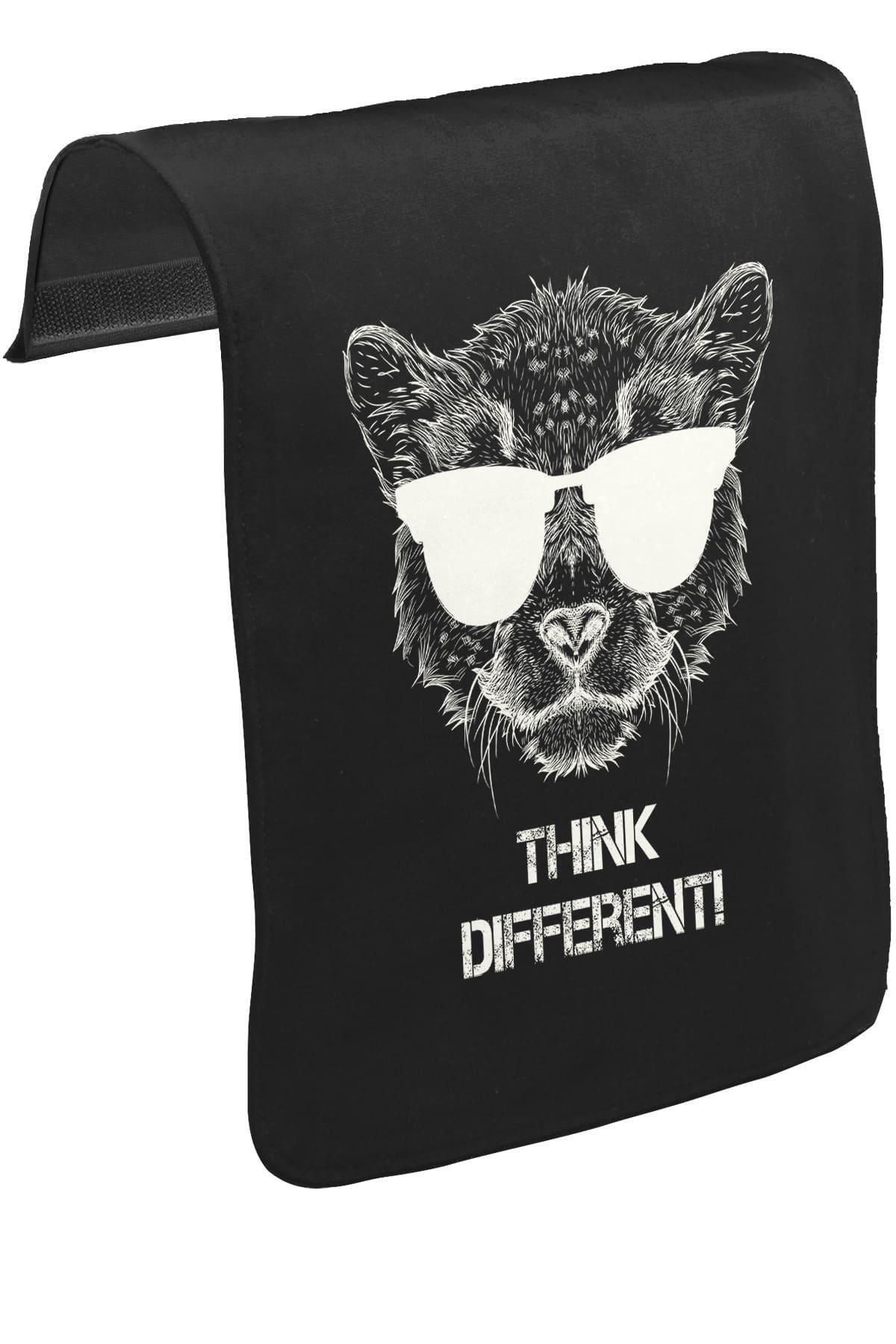 Lord TShirt Think Different Unisex Siyah Tak-çıkar Postacı Çanta Kapağı Ck-1560