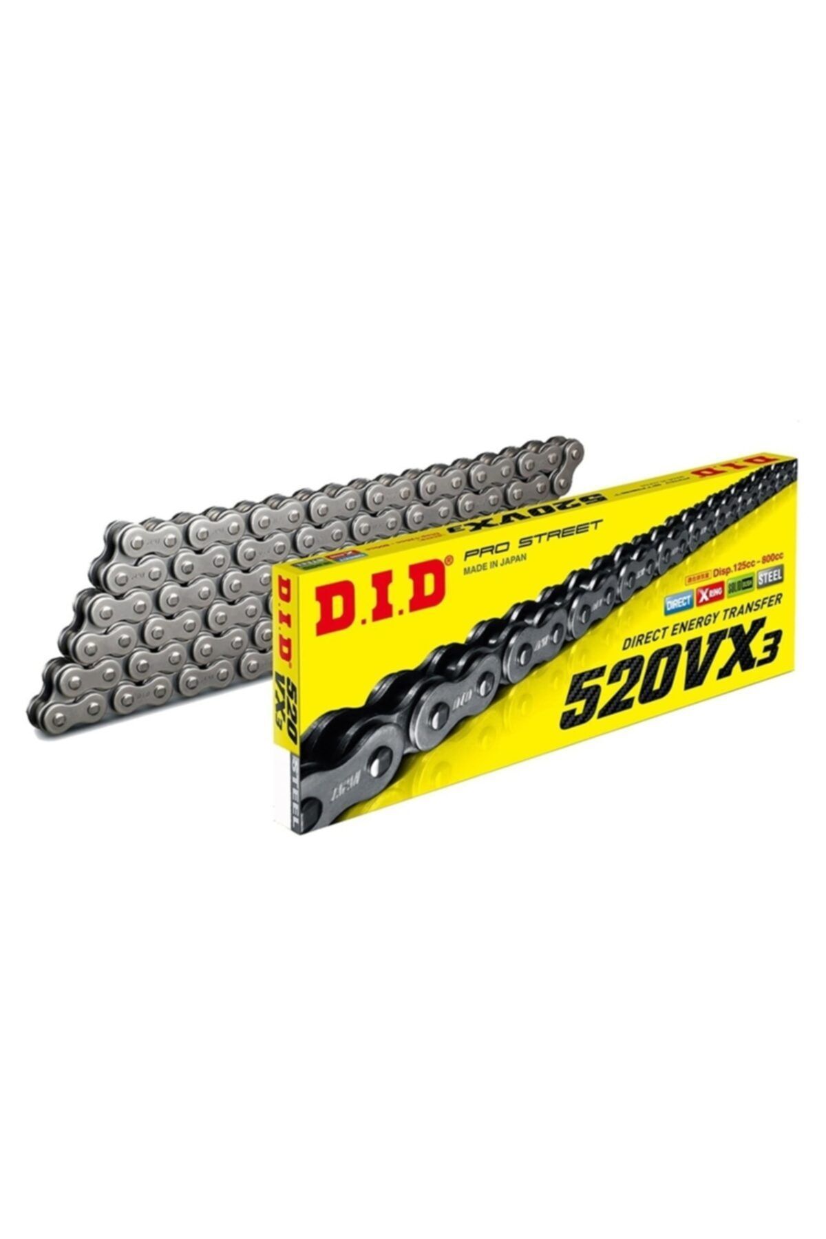 D.I.D Husqvarna Vitpilen 401 Vx3 Çelik Zincir 520/112l