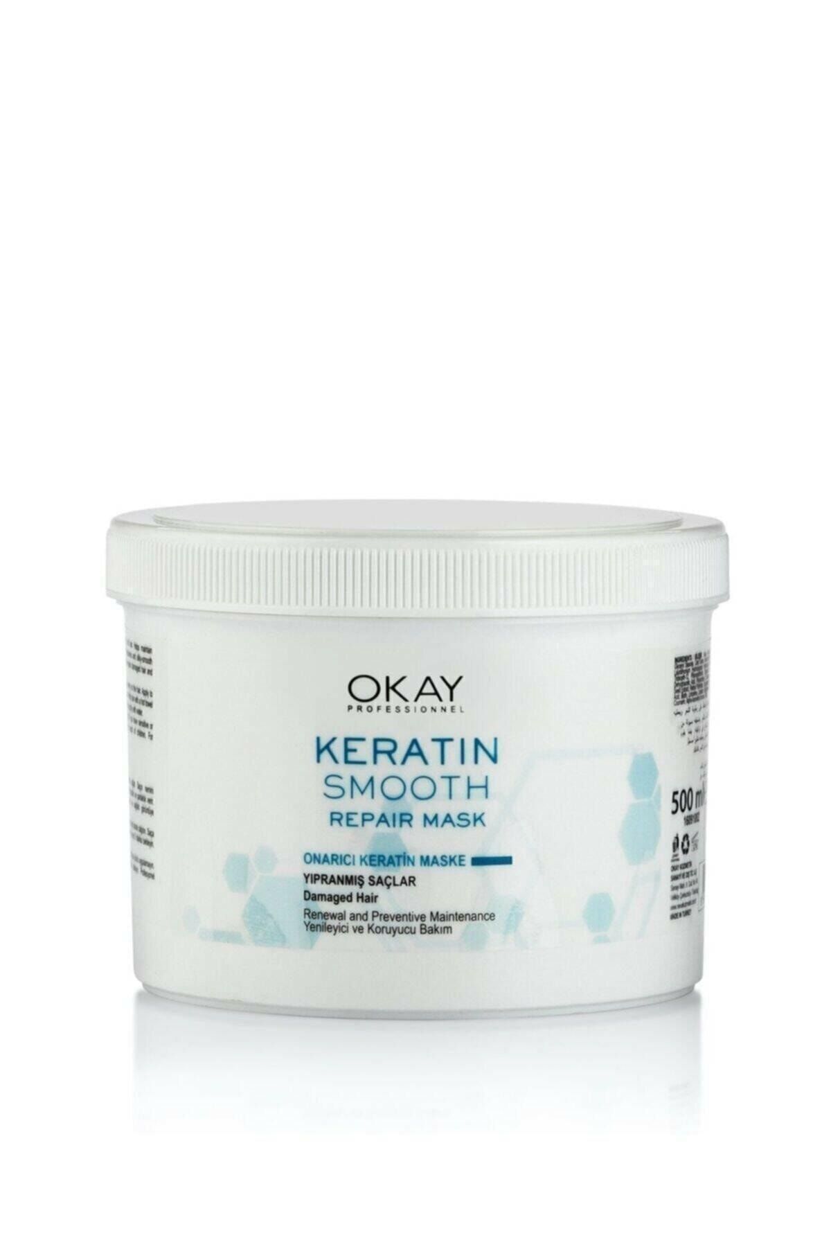OKAY KOZMETİK Keratın Smooth Onarıcı Maske 500 ml