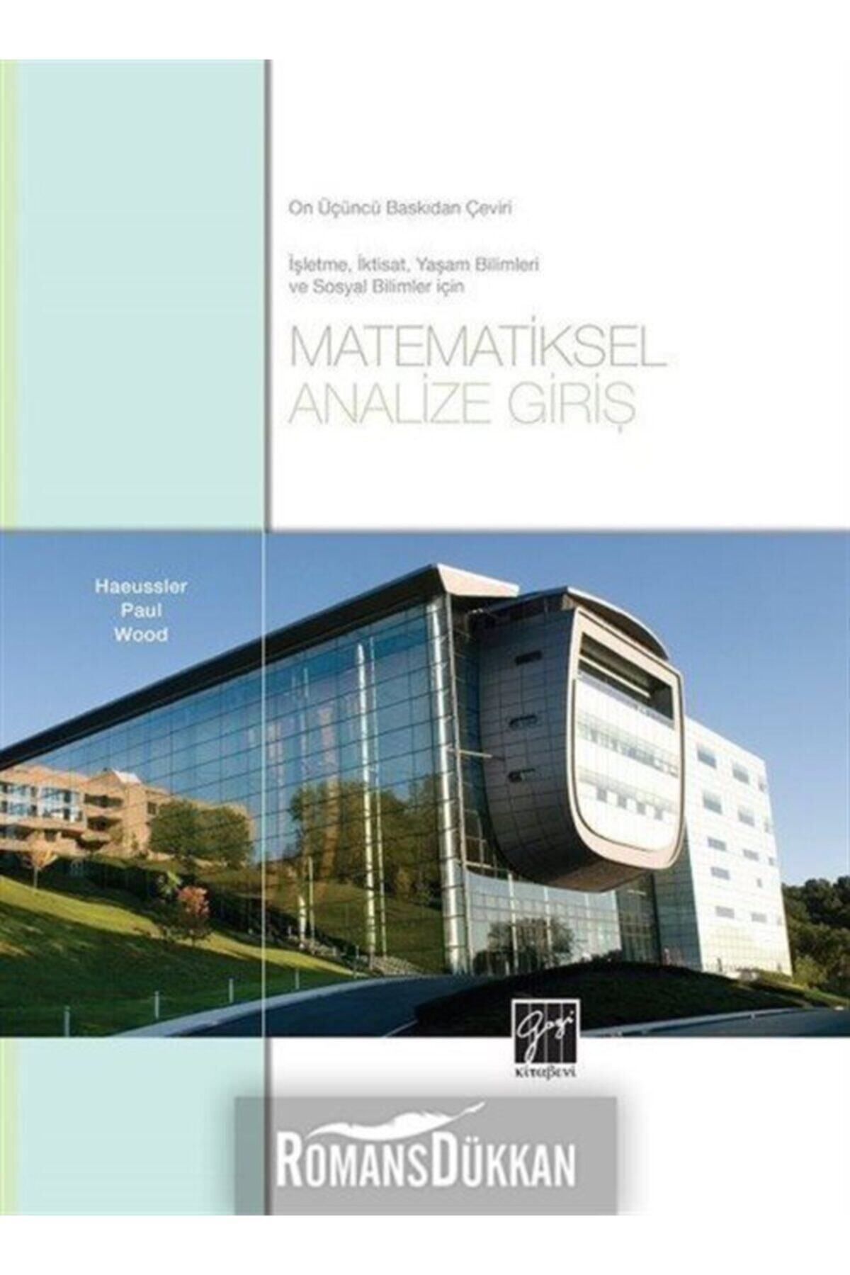 Gazi Kitabevi Matematiksel Analize Giriş