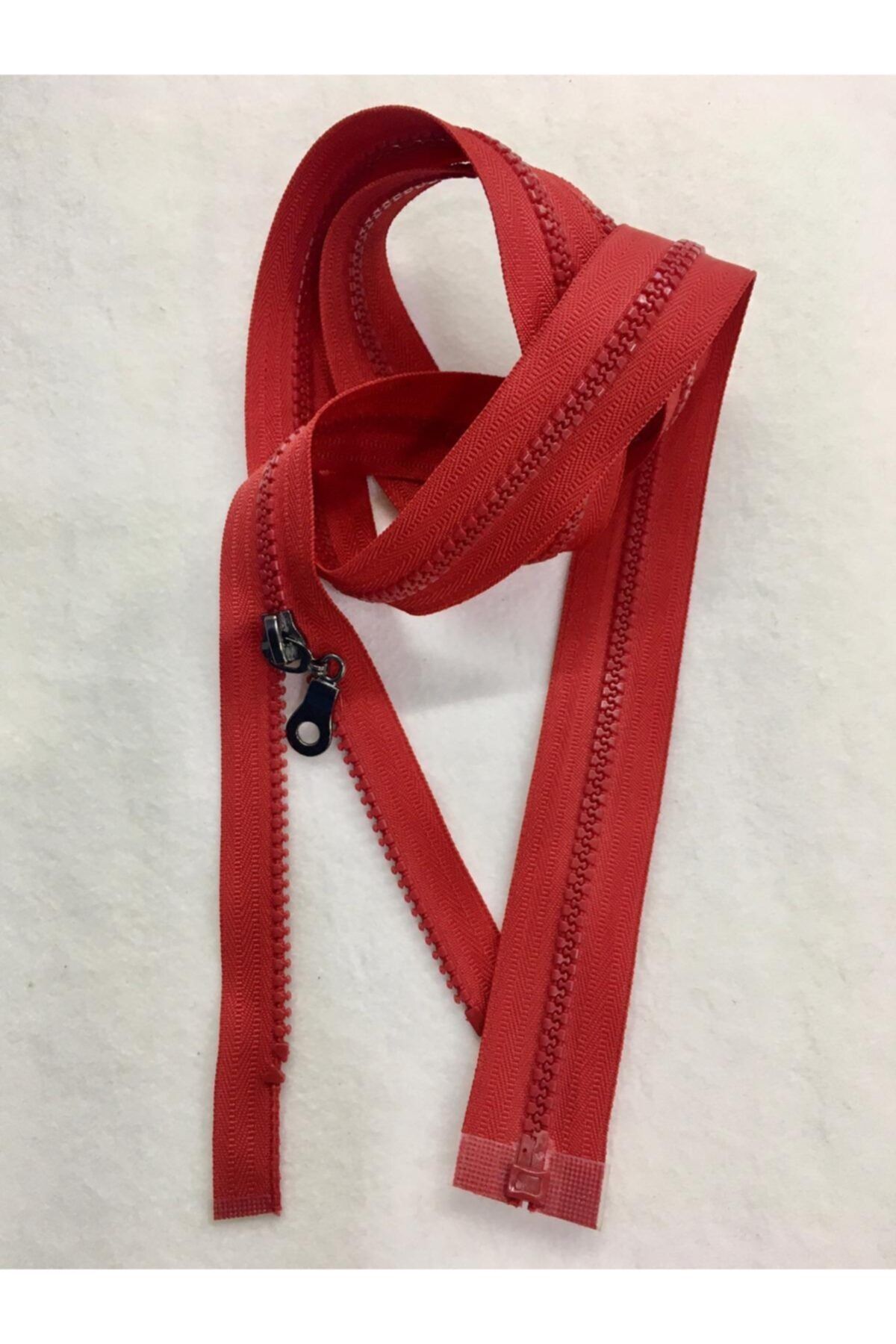 karantuhafiye Mont Kaban Fermuarı 100 Cm Kırmızı