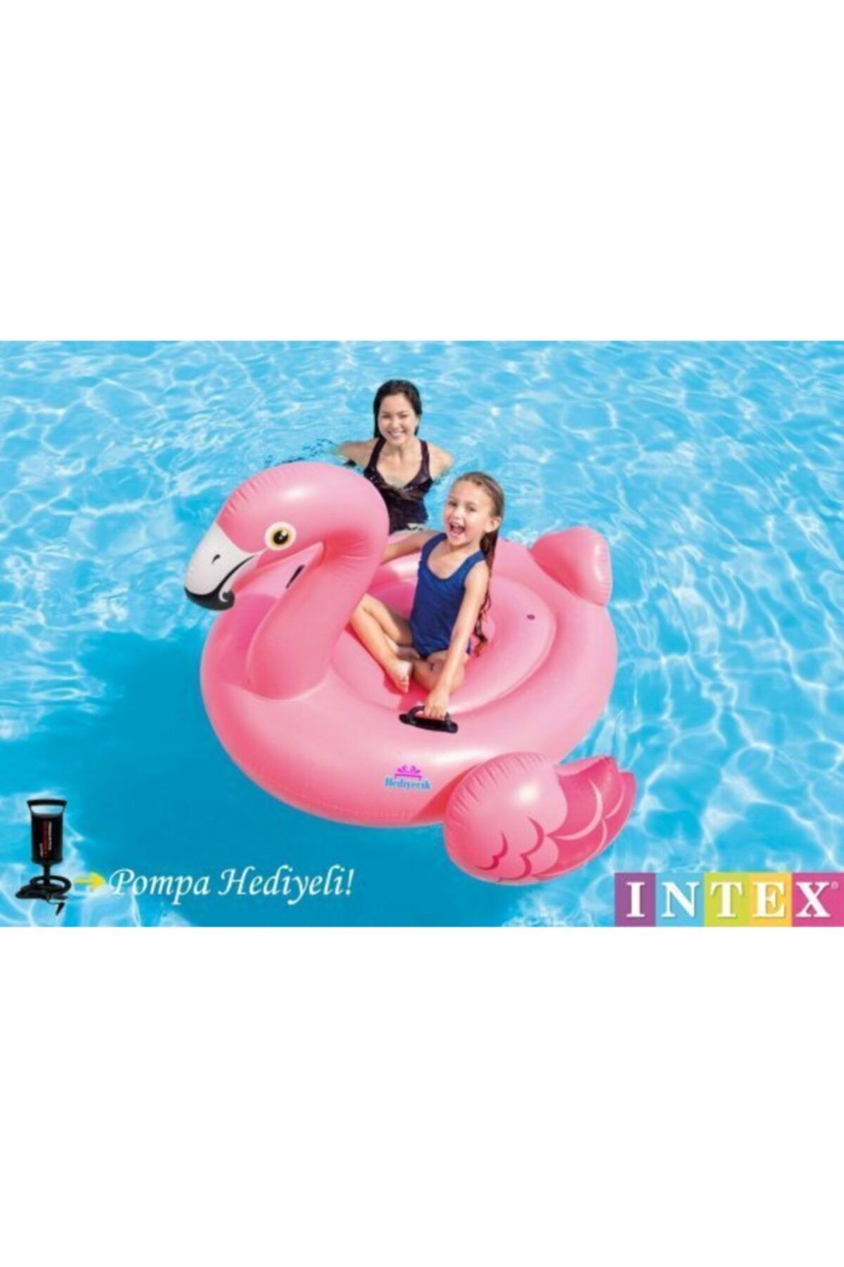 hediyecik Flamingo Island Büyük Boy Havuz Ve Deniz Yatağı 142x137x97 Cm