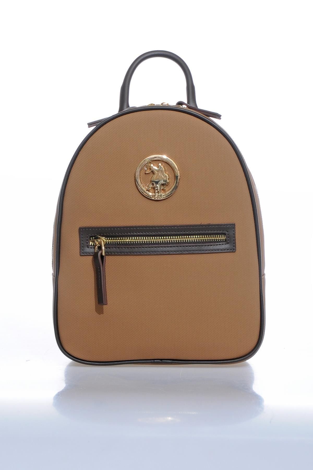 U.S. Polo Assn. Us8711 Sutlukahve-kahve Kadın Sırt Çantası