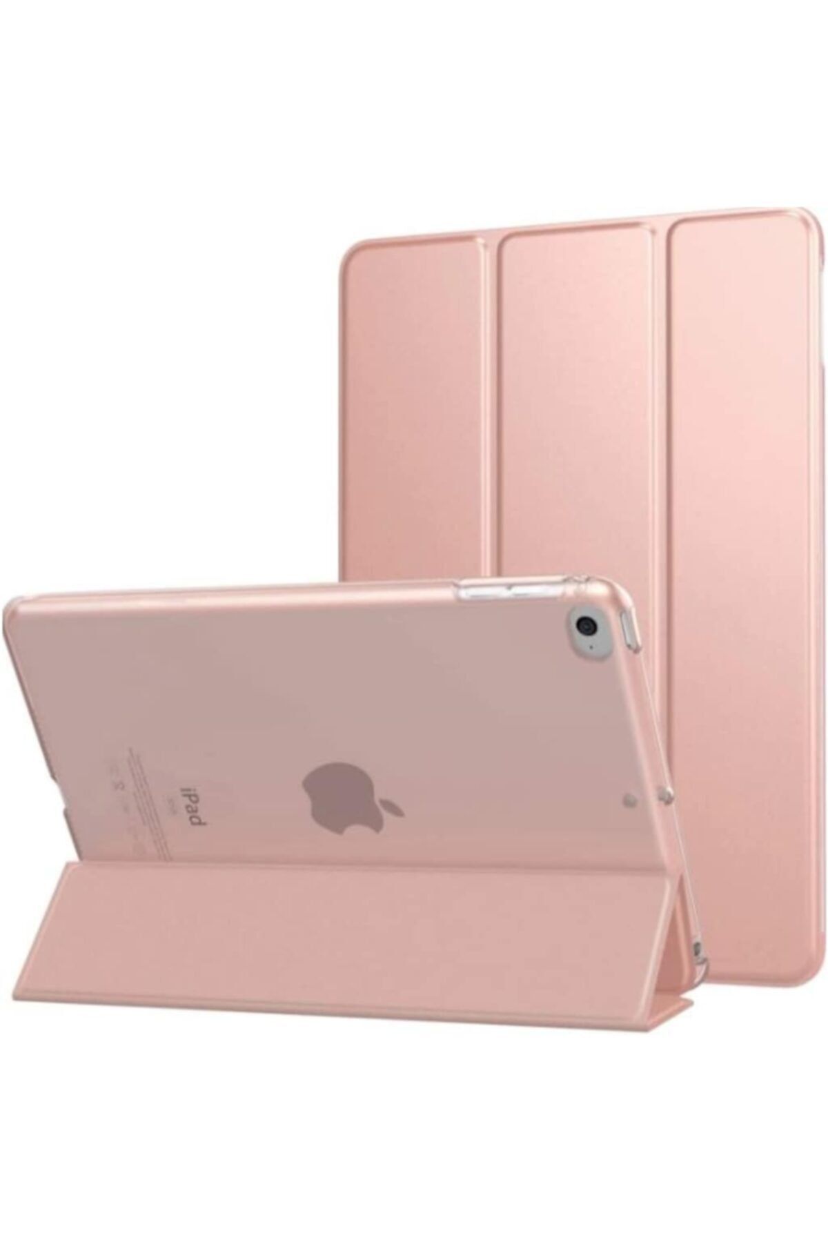 UnDePlus Apple Ipad 9. Nesil 10.2 Uyumlu Kılıf Smart Case A2602 A2604 A2603 A2605 Rose Gold