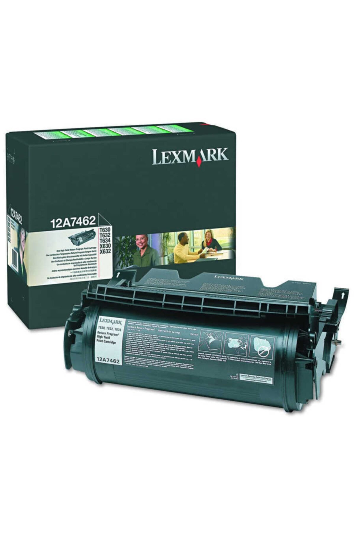 Lexmark T630-12a7462 Orjinal Toner Yüksek Kapasiteli
