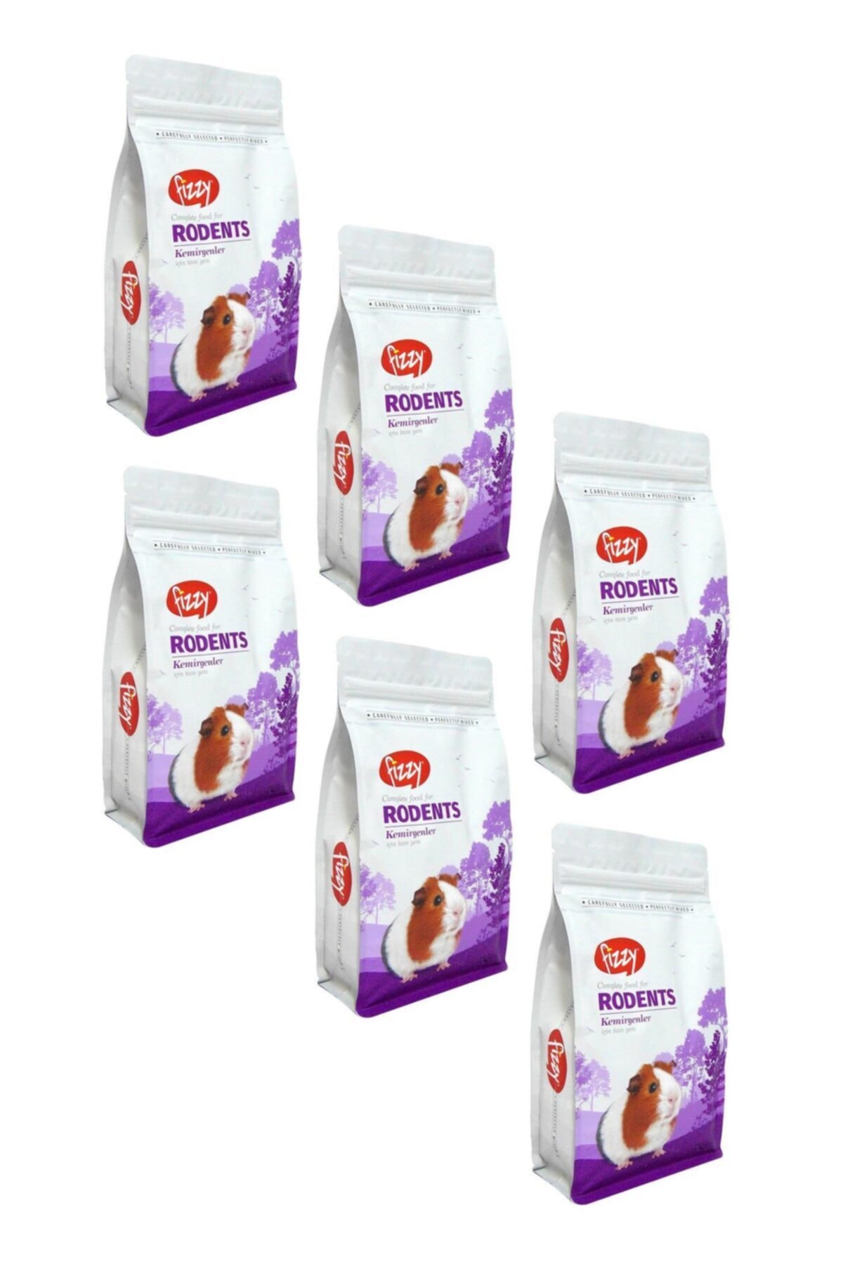 Fizzy Kemirgen Tavşan Hamster Ve Ginepig Yemi 750 Gr (6 Adet)