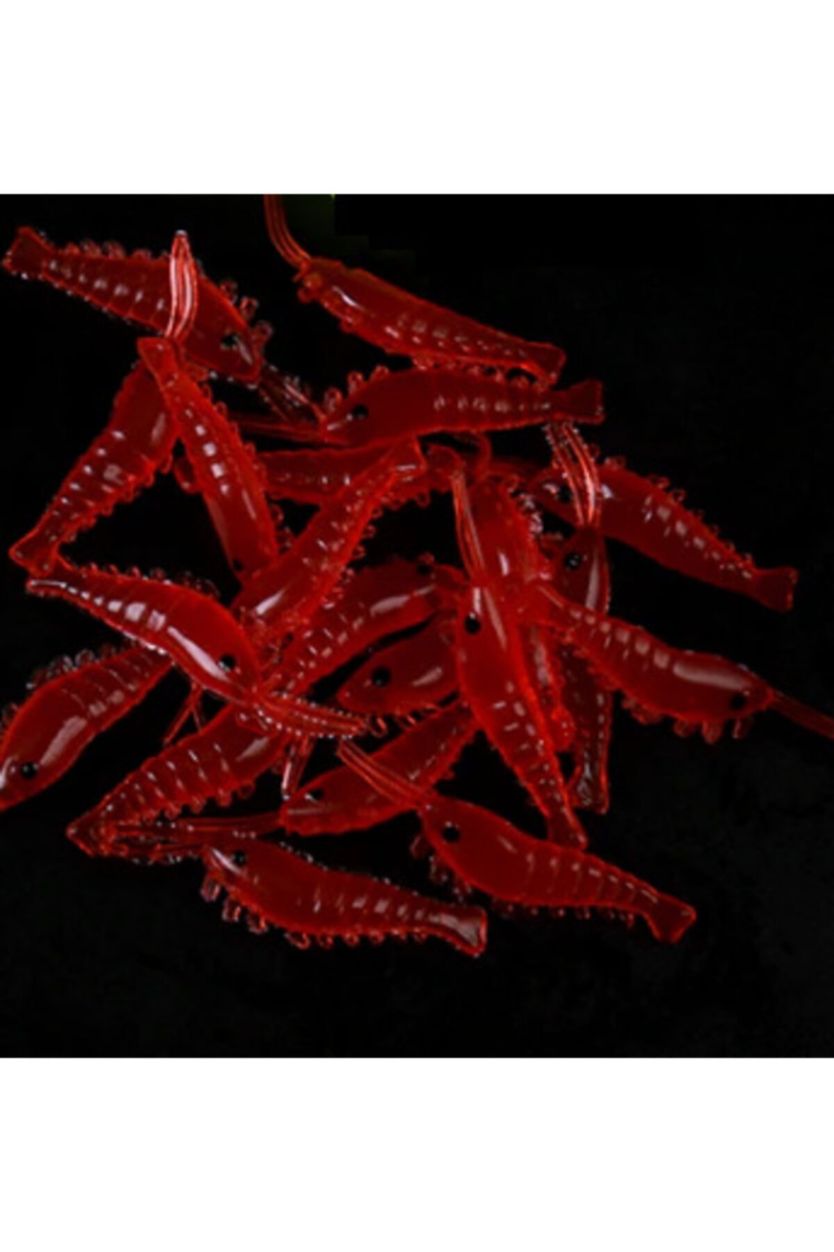 BALIKAVCISI 15 Adet Simülasyon Mini Yumuşak Yem Yapay Karides Olta Balıkçılık 3,2 Cm