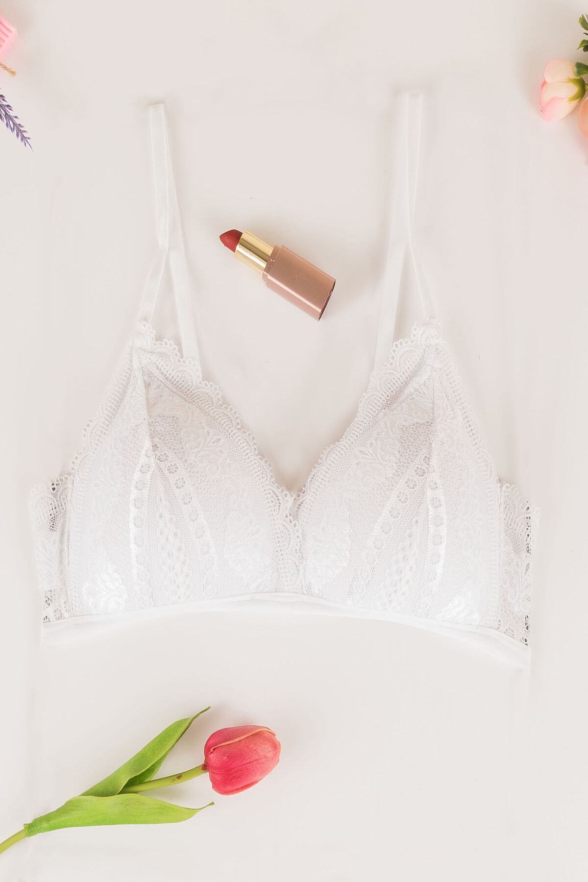 Yapıcı Underwear 1200 Beyaz Pedli Bralet