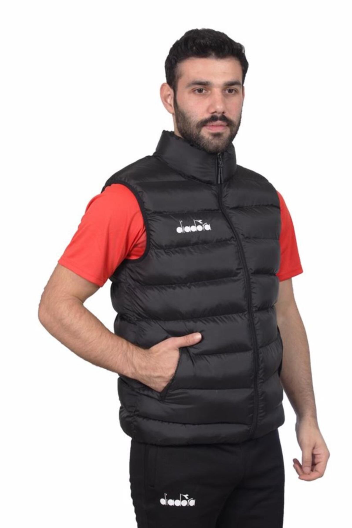Diadora Oxford Erkek Siyah Şişme Yelek - Oxfordsiyah