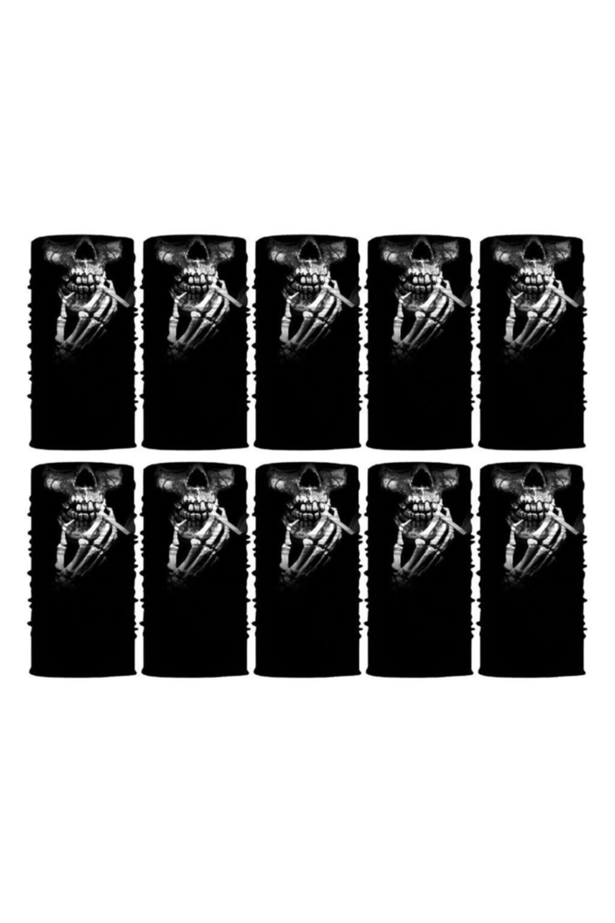 Knmaster Rascal Buff Bandana Boyunluk Maske Saç Bandı 10'lu Paket