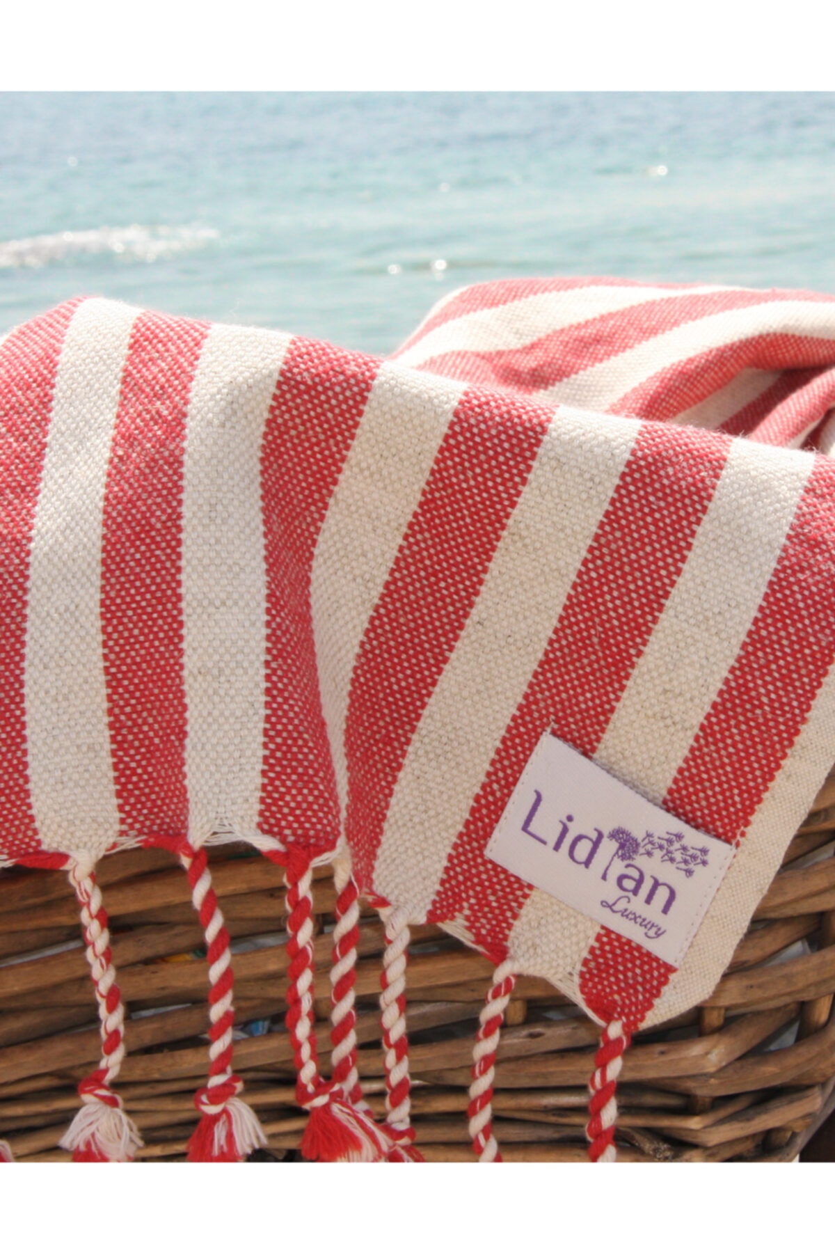 LIDIAN LUXURY Üst Kalite, Çizgili Retro Peştemal. Plaj,havuz, Fitness, Sauna, Yoga Ve Piknikte Kullanabilirsiniz.