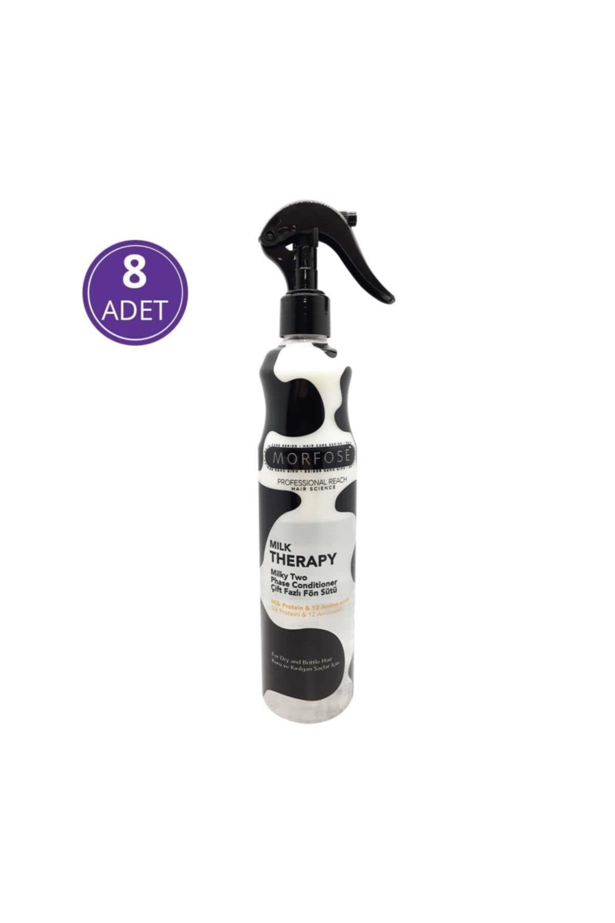 Morfose Milk Therapy Çift Fazlı Fön Sütü 400 Ml - 8 Adet