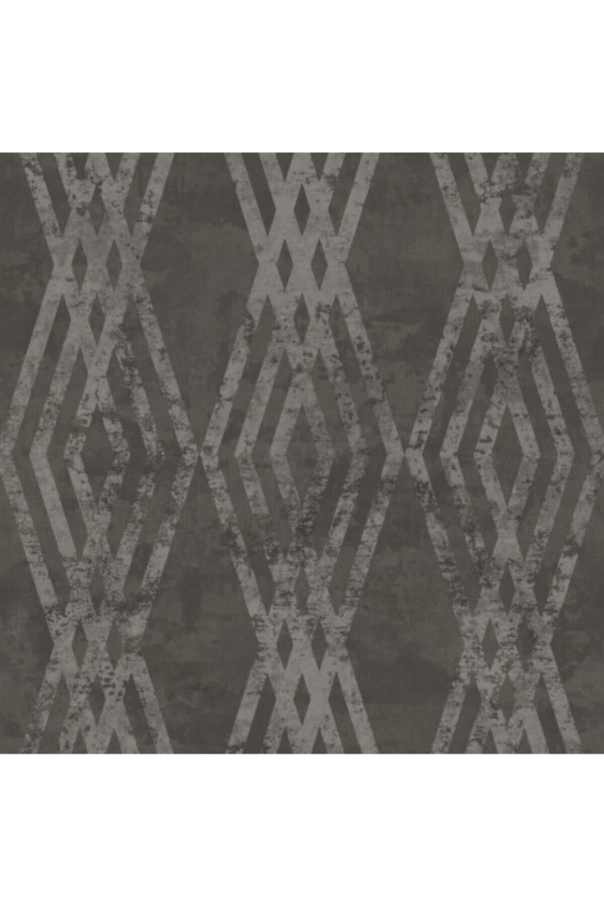 ITALY Kahve Zemin Silver Desenli Ithal Duvar Kağıdı