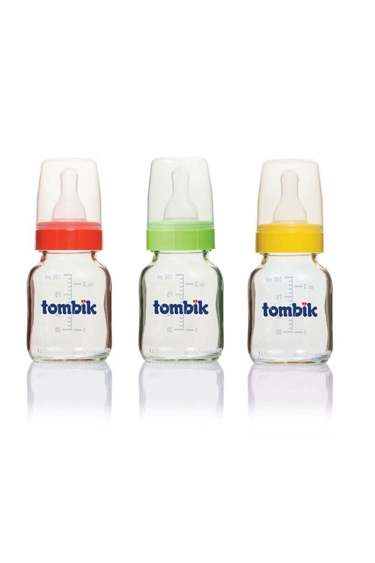 Tombik Cam Biberon 100 Ml / Meyve Serisi (3 Adet)