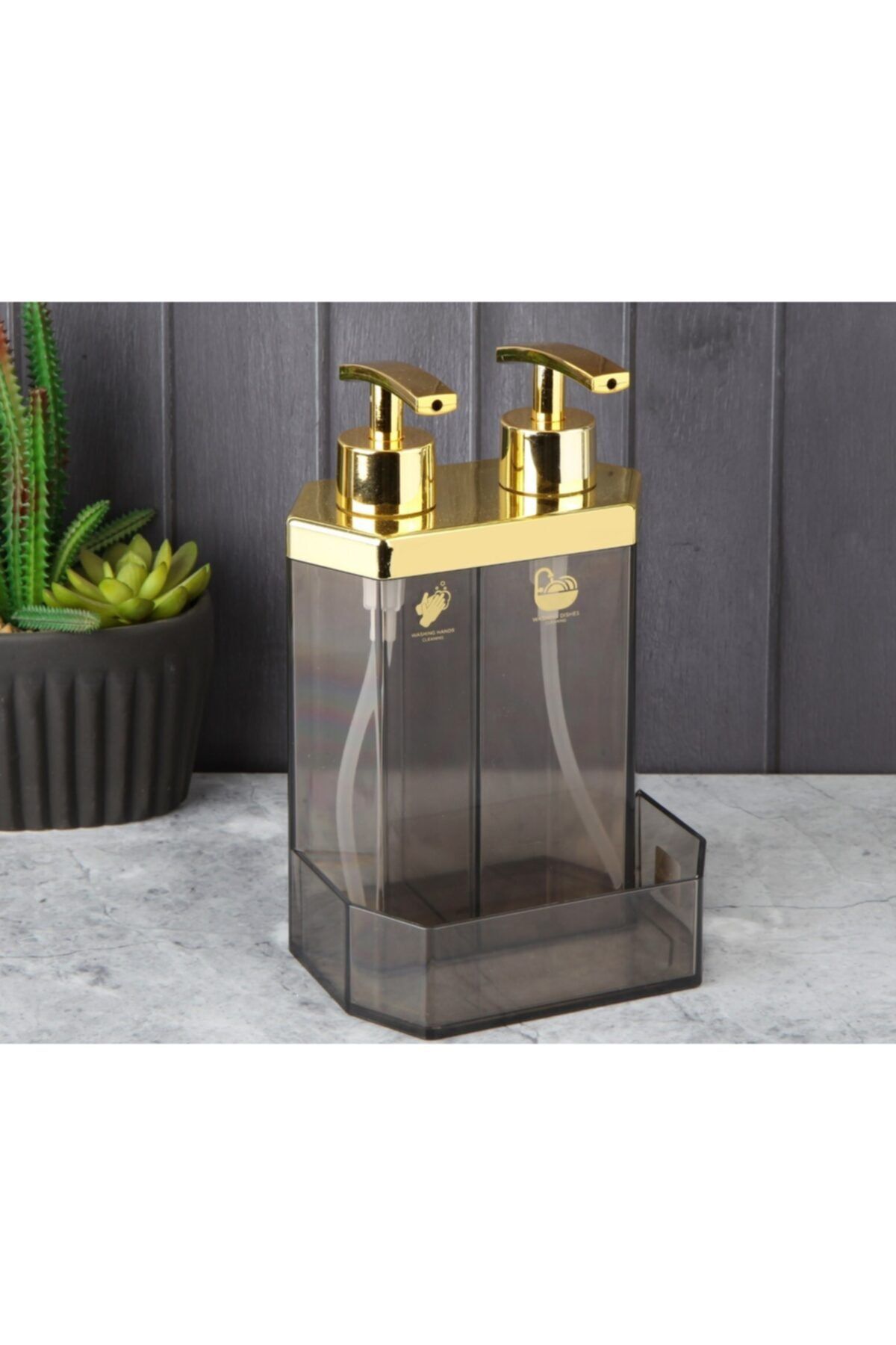 Perotti 13128 Lecce Dark Gold 2’li Sıvı Sabunlk/24