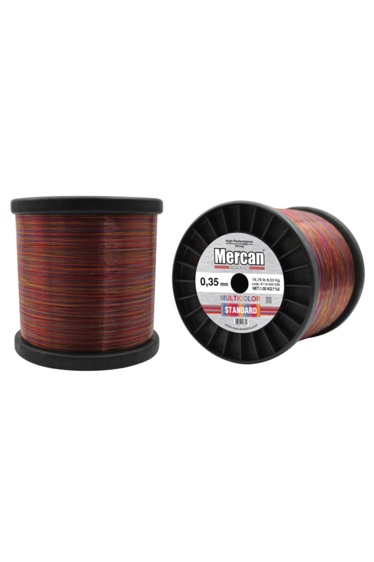 MERCAN MİSİNA Mercan Koralle Standart 1kg Multıcolor Bobin Misina