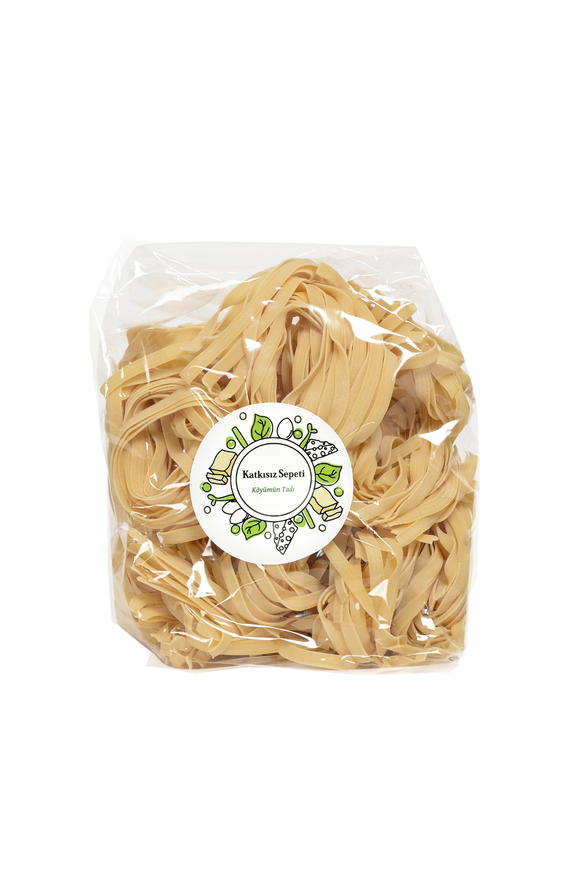 Katkısız Sepeti Doğal Katkısız Sade Fettuccine (kıvrık) Makarna 500 Gr
