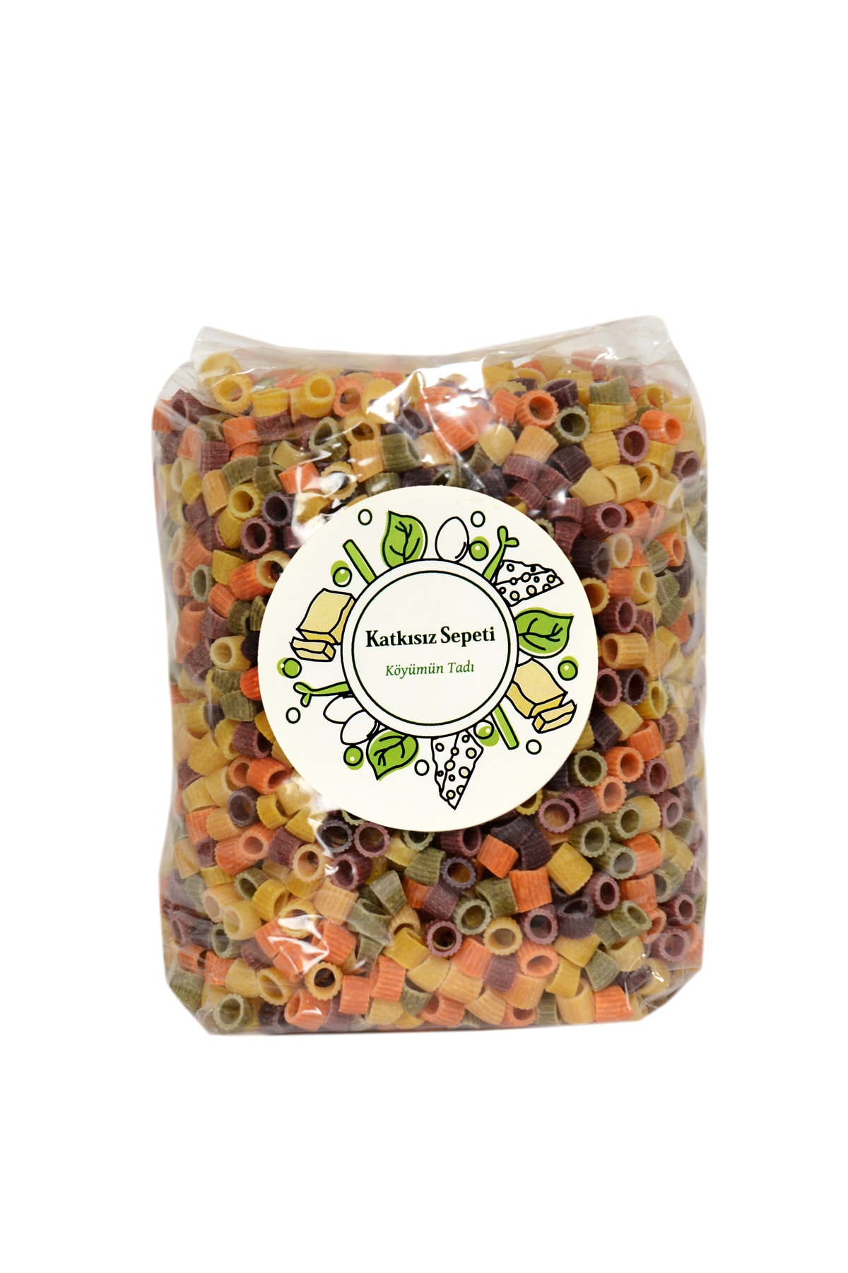 Katkısız Sepeti Doğal Katkısız Sebzeli Boncuk Makarna 500 Gr