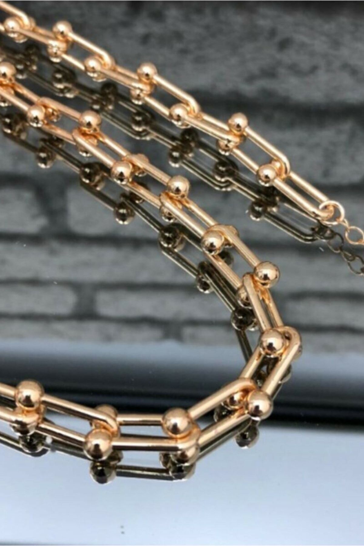 Tarzım Shop Çelik Tiffany Kolye Bileklik Seti