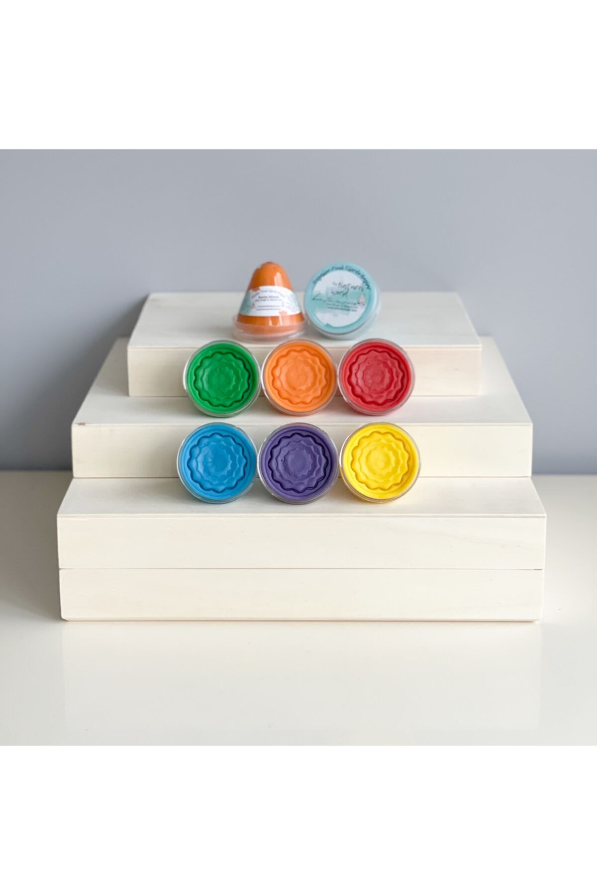 Bonita Minois Doğal Oyun Hamuru 6*160 gram Rainbow Doğal Oyun Hamuru