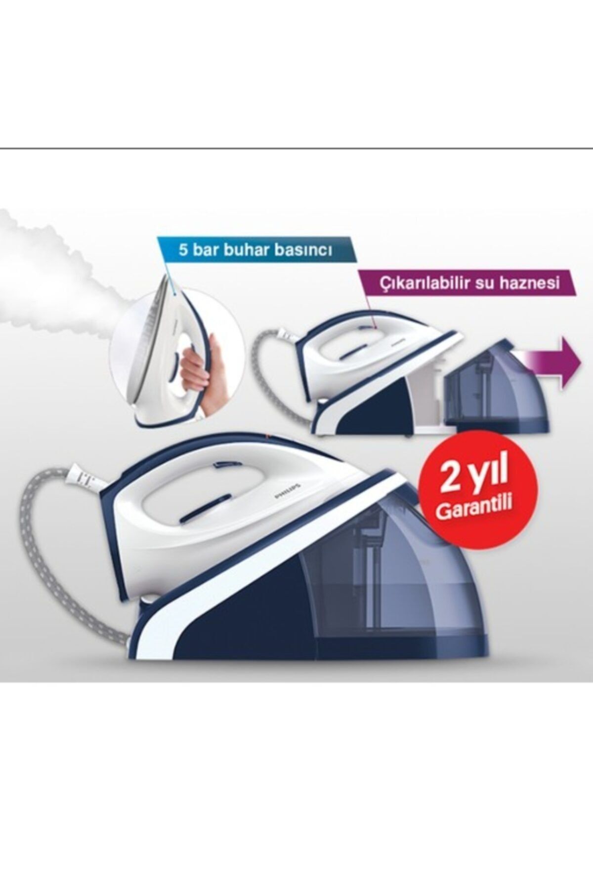 Philips Hi5918 Buhar Jeneratörlü Ütü