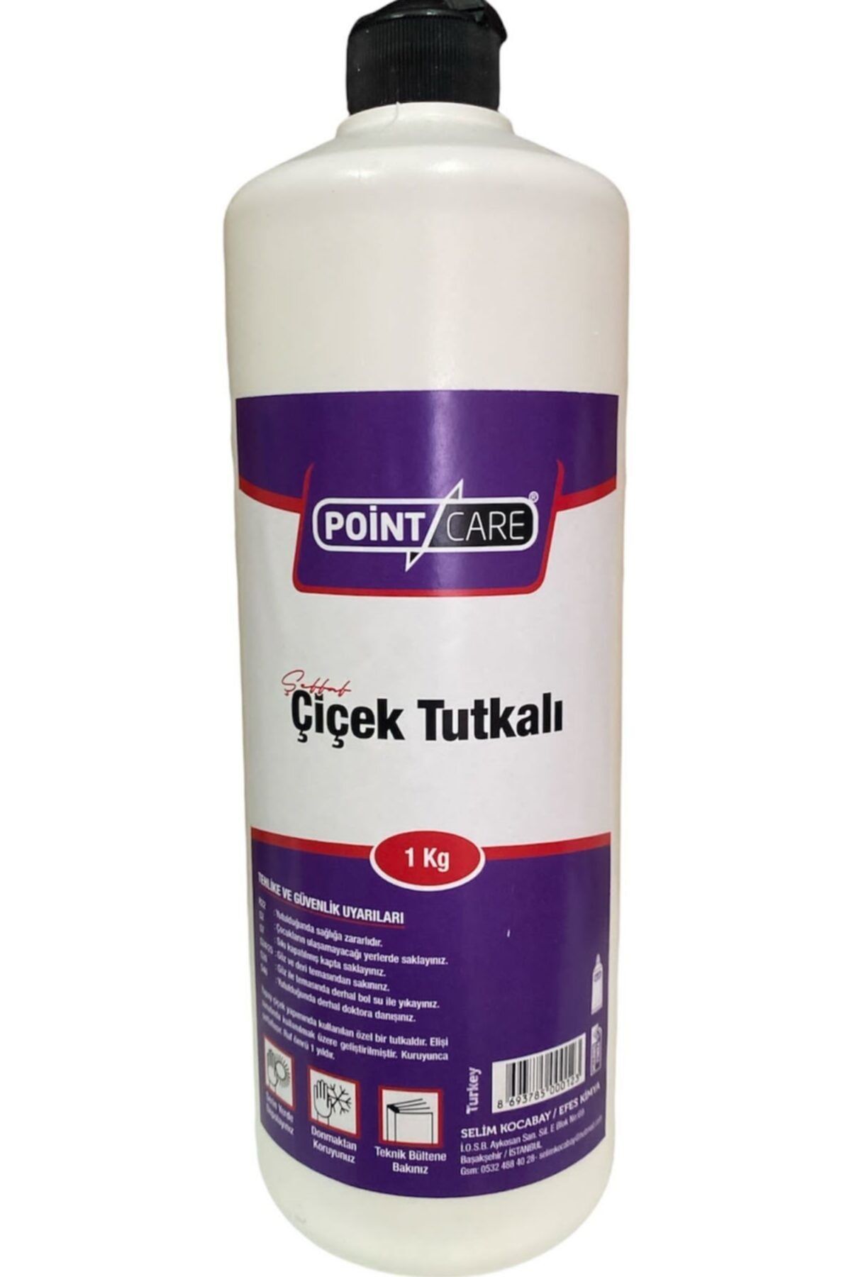 Point Şeffaf Çiçek Tutkalı, 1 Kg. Hobi Yapıştırıcı Pva Polimer Tutkalı
