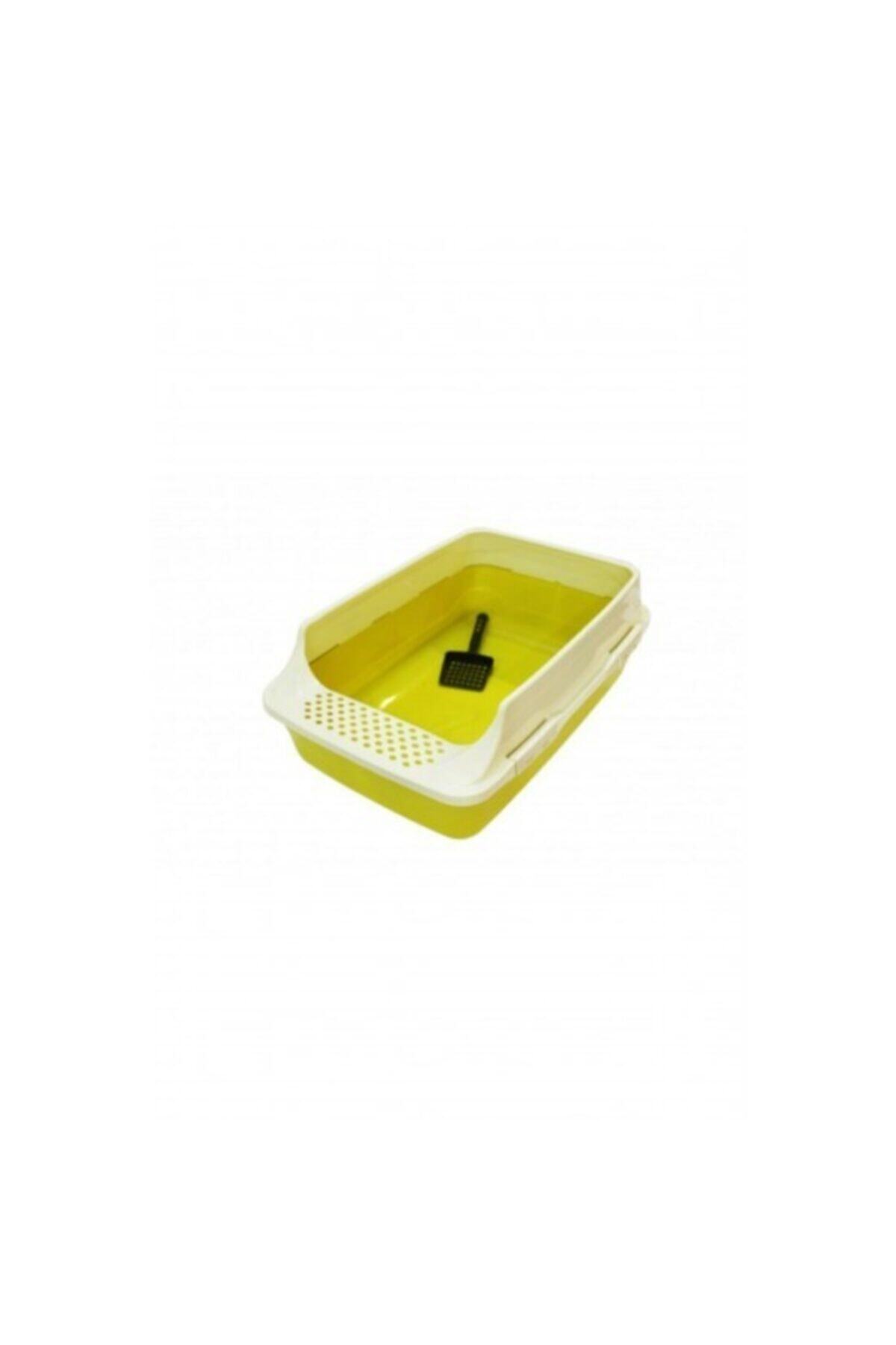 MERVEPET Açık Kedi Tuvaleti 49x37.5x13.5 Cm Sarı
