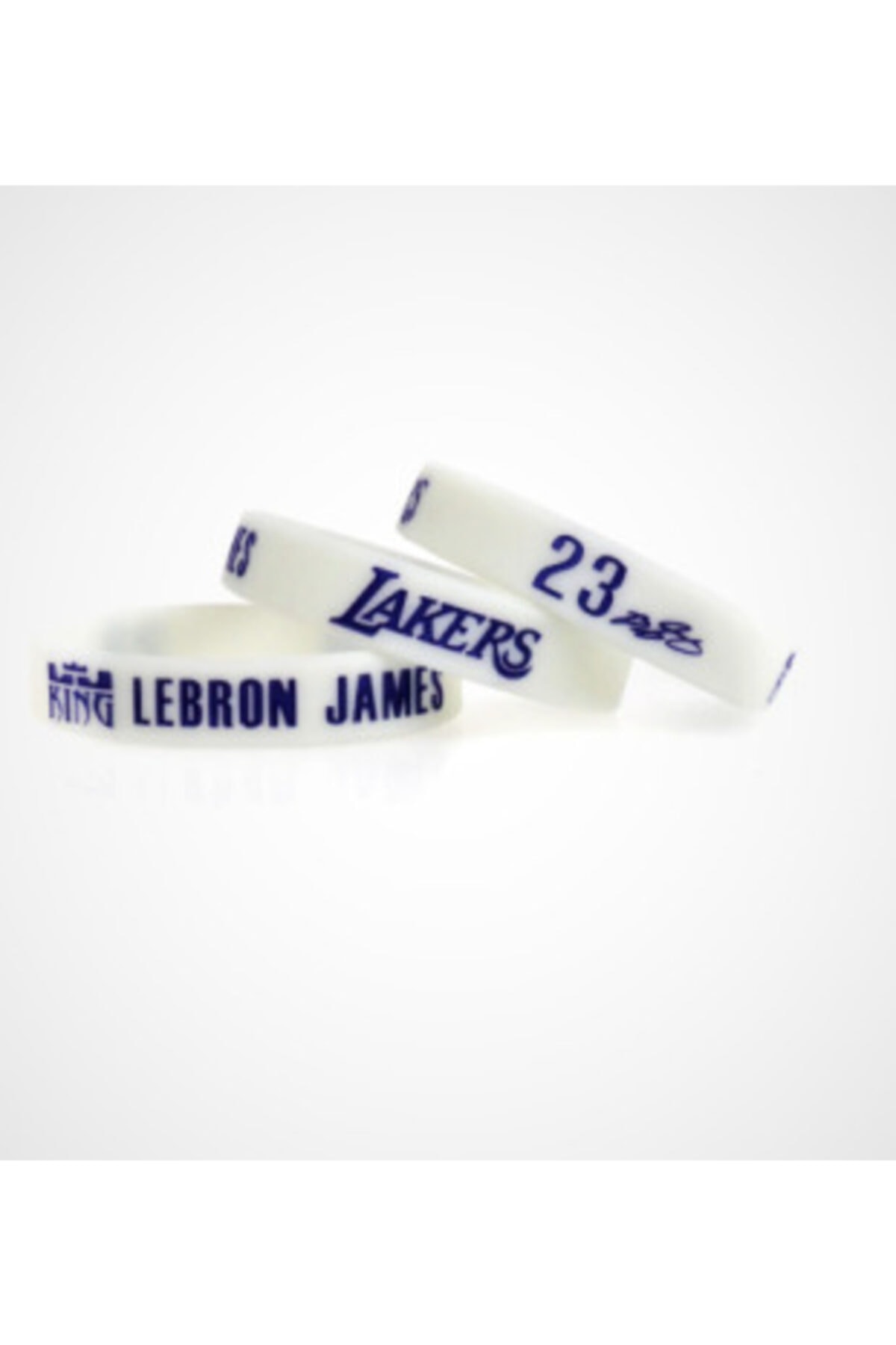 PurpleJam Lebron James Beyaz Los Angeles Lakers Basketbol Bileklik