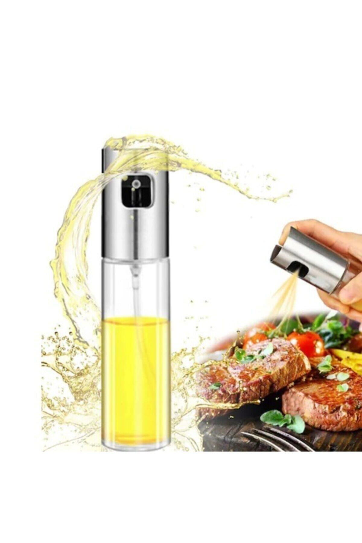 Jetcom 2 Adet - Cam Şişe Spray Yağdanlık - Sprey Yağlık , Sirkelik - Kontrollü Yağdanlık