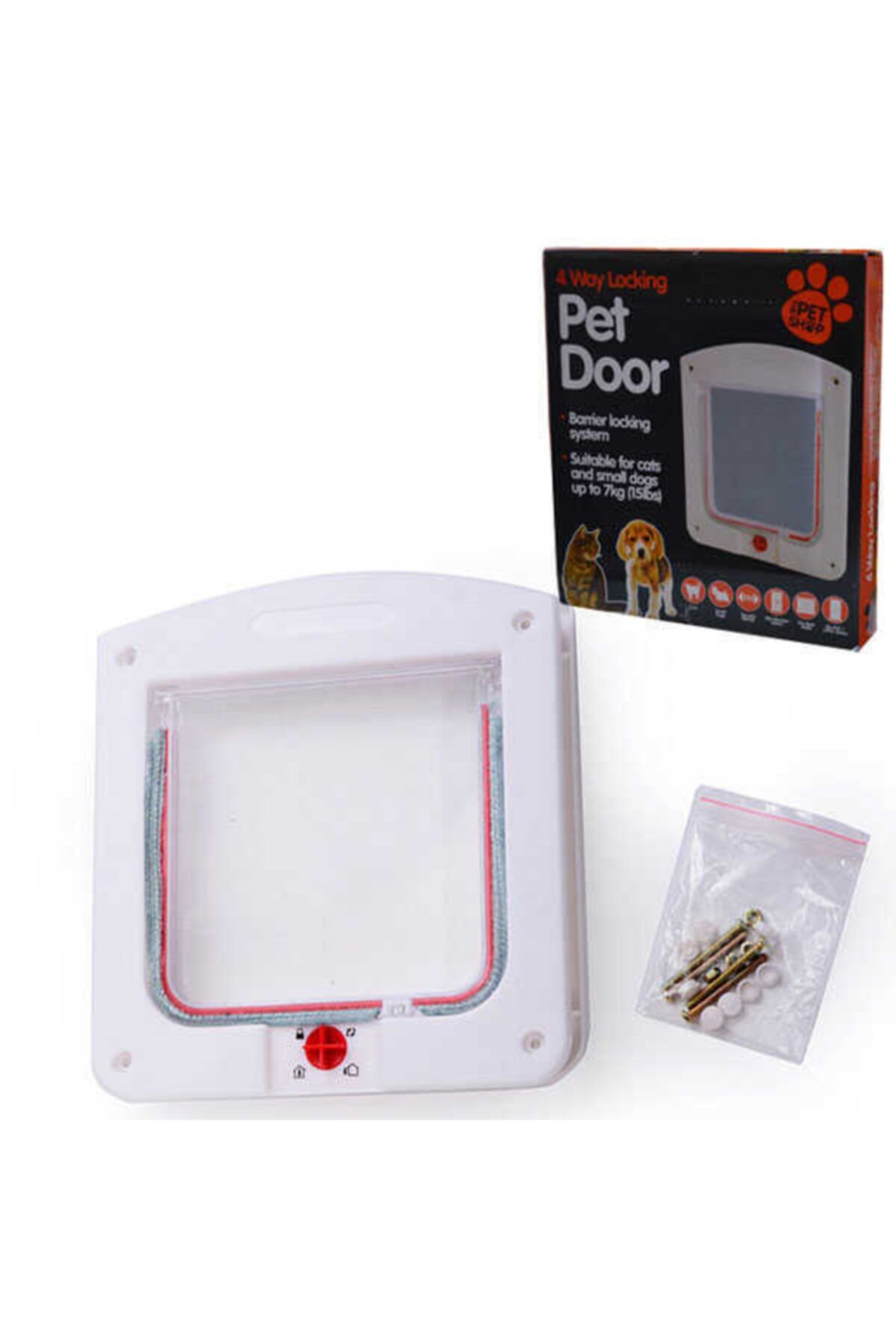Kudi Kudı Pet Door 4 Yollu Kedi Kapısı (22x20x3cm)