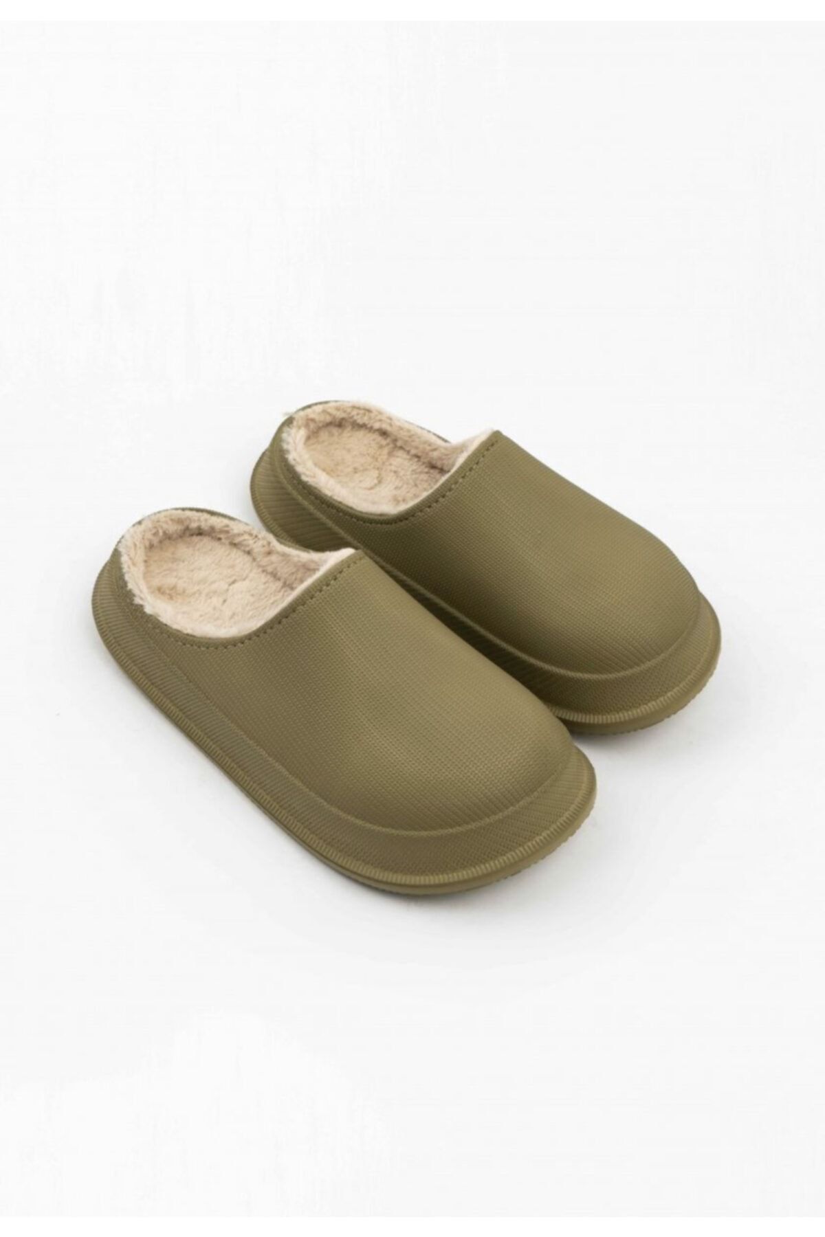 Bulut Shoes Yeşil Mat Faylon Taban Içi Tüylü