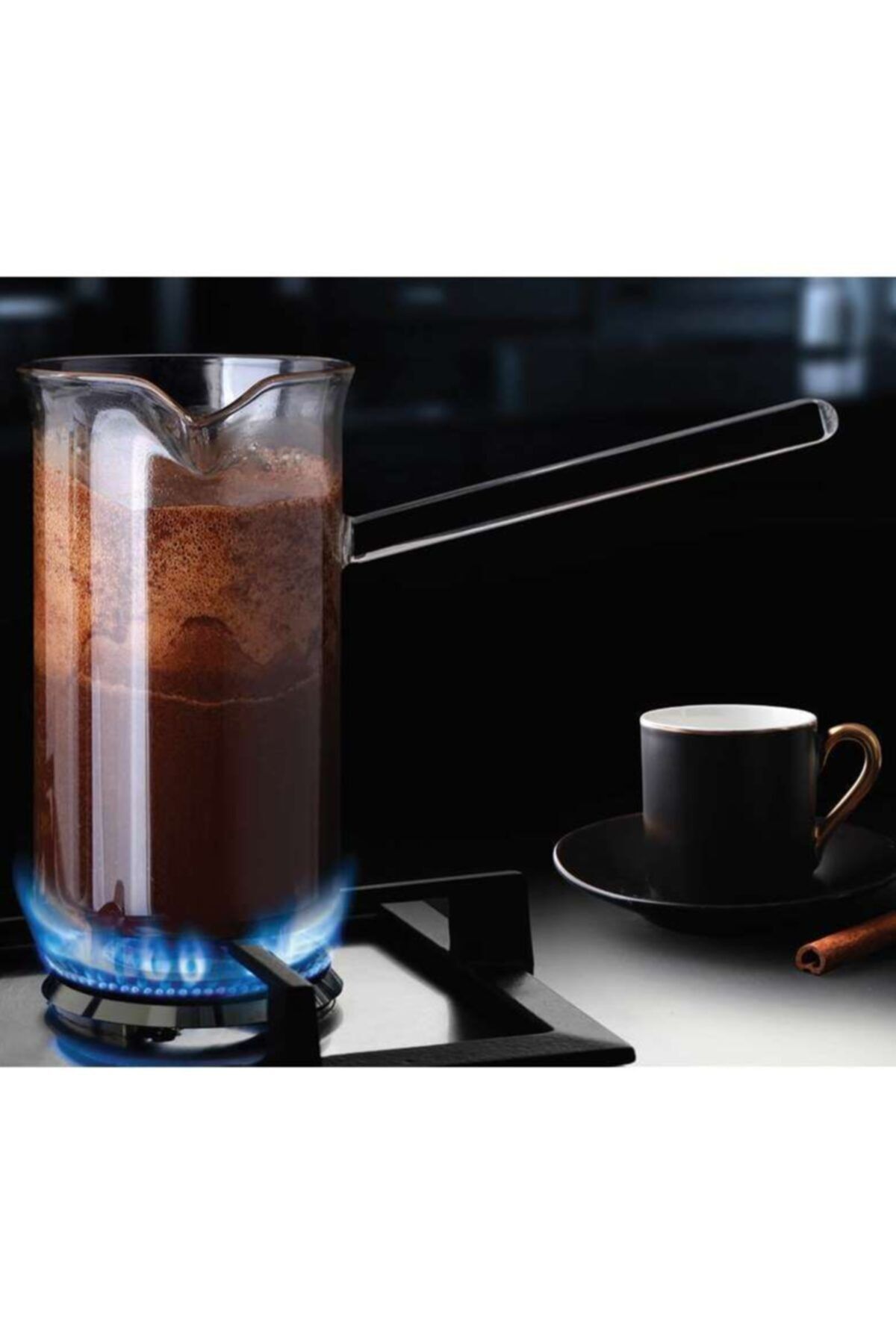 Phigo Borosilikat Ince Cam Cezve 270 Ml