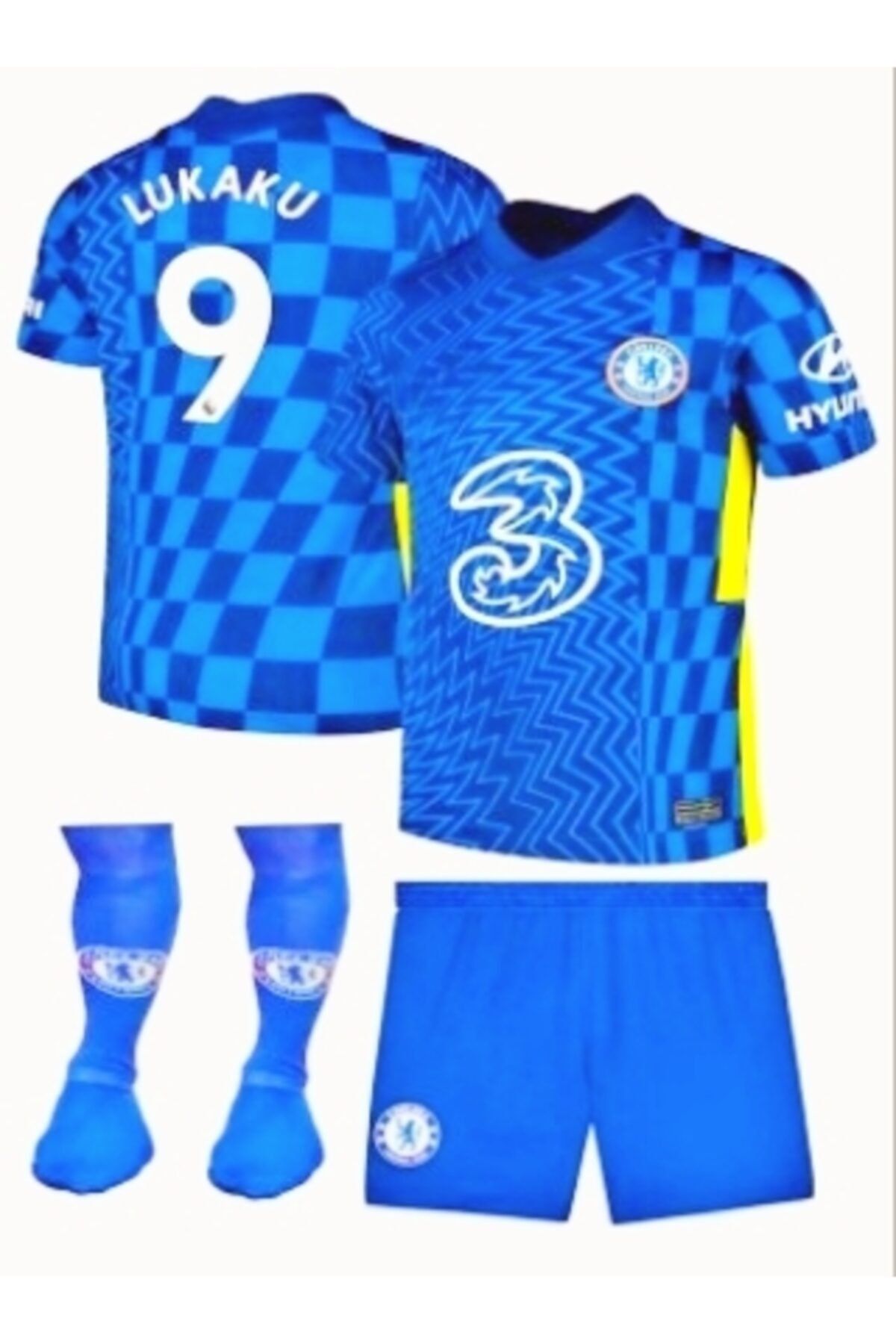 Chelsea Çocuk Forma Lukaku Forma+şort+çorap Set